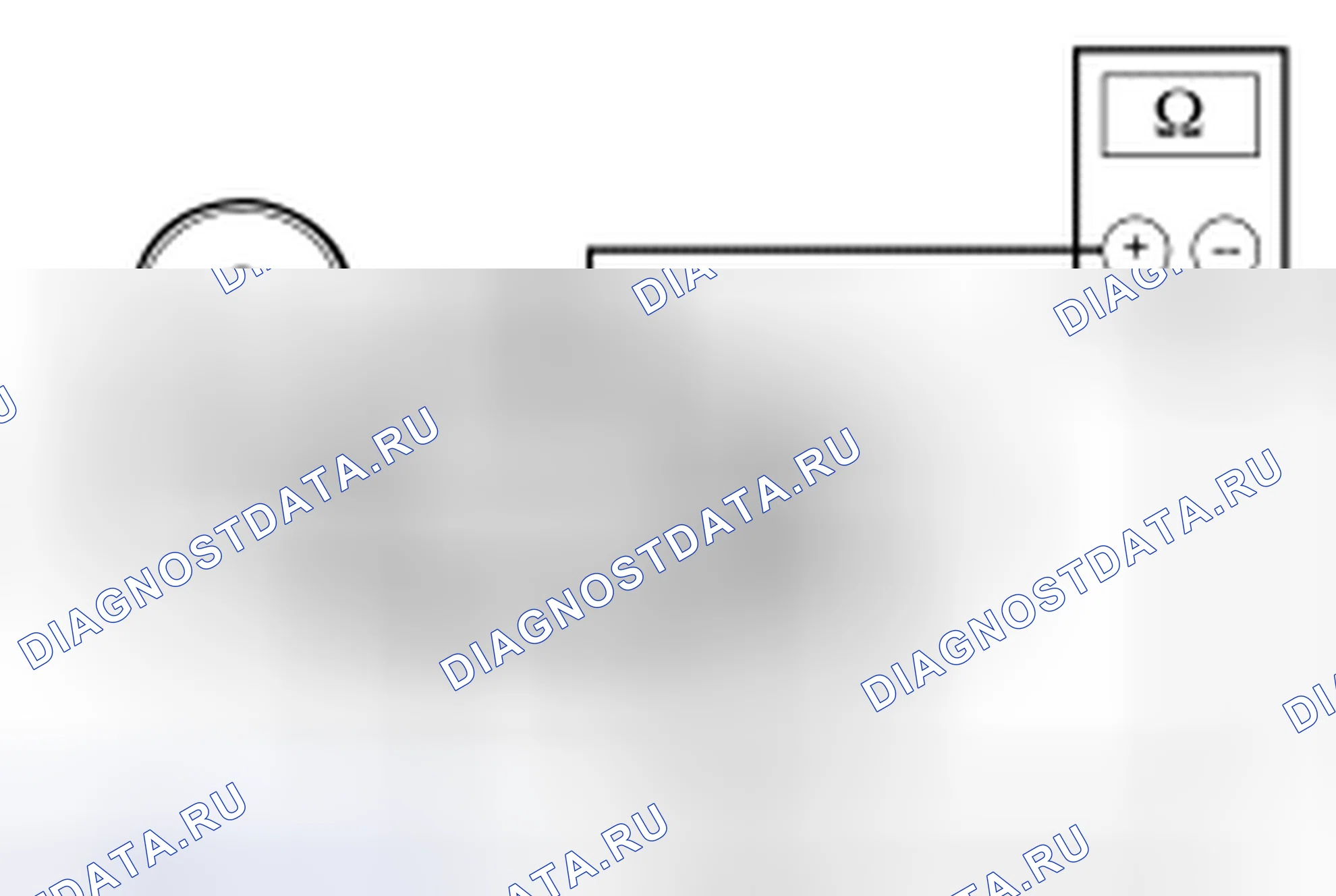 Рис. 116: Резистор электродвигателя вентилятора. Hyundai Lafesta I