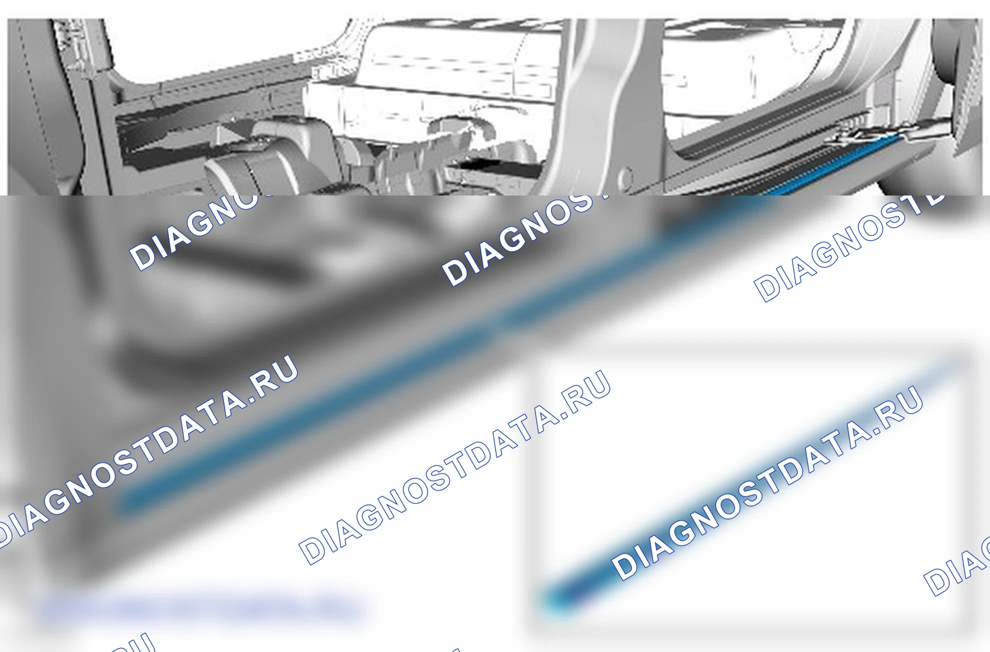 Как снять и установить молдинг панели нижней обвязки. Ford Transit Connect II