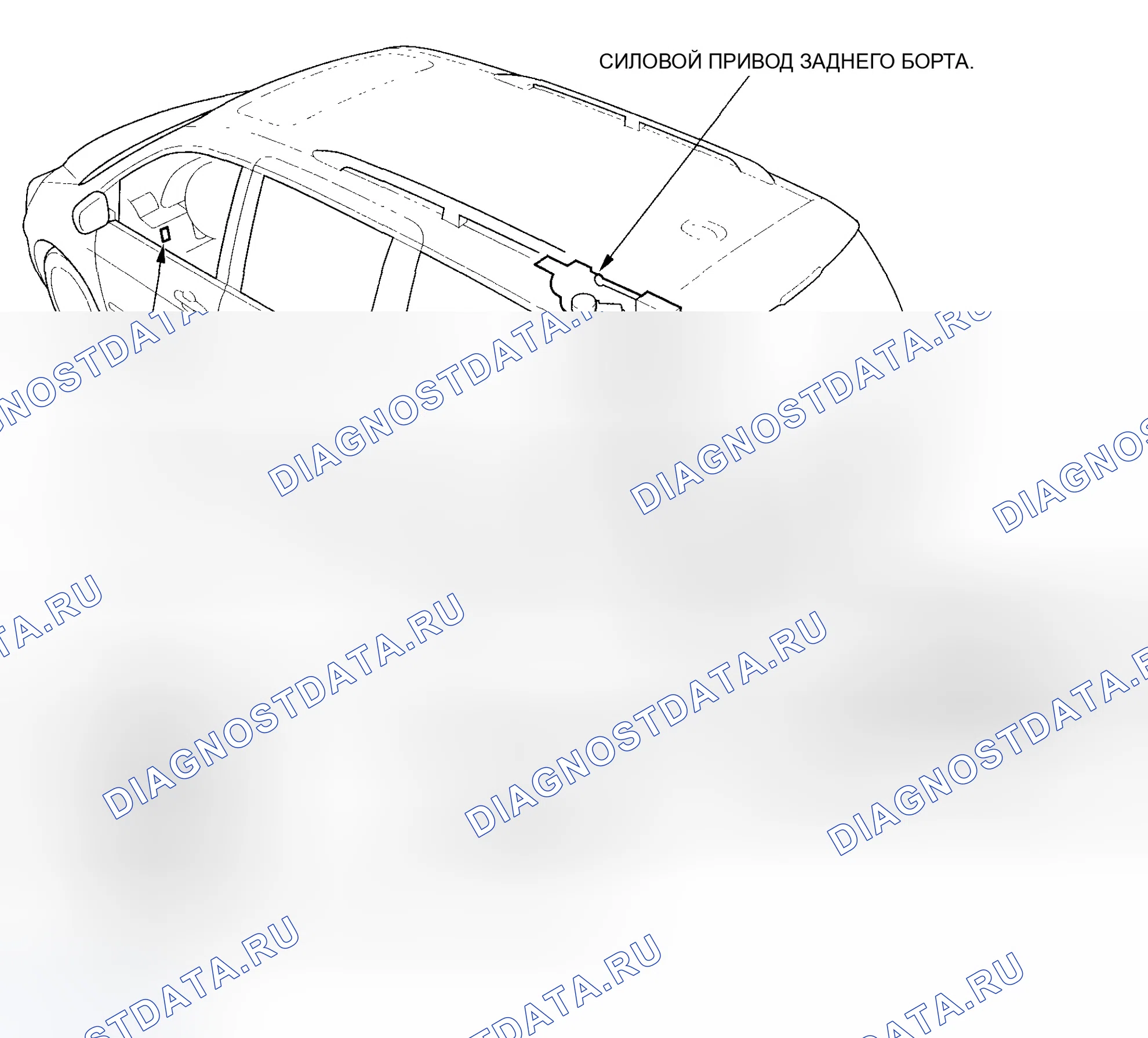 Рис. 316: Указатель расположения компонентов. Honda Odyssey III
