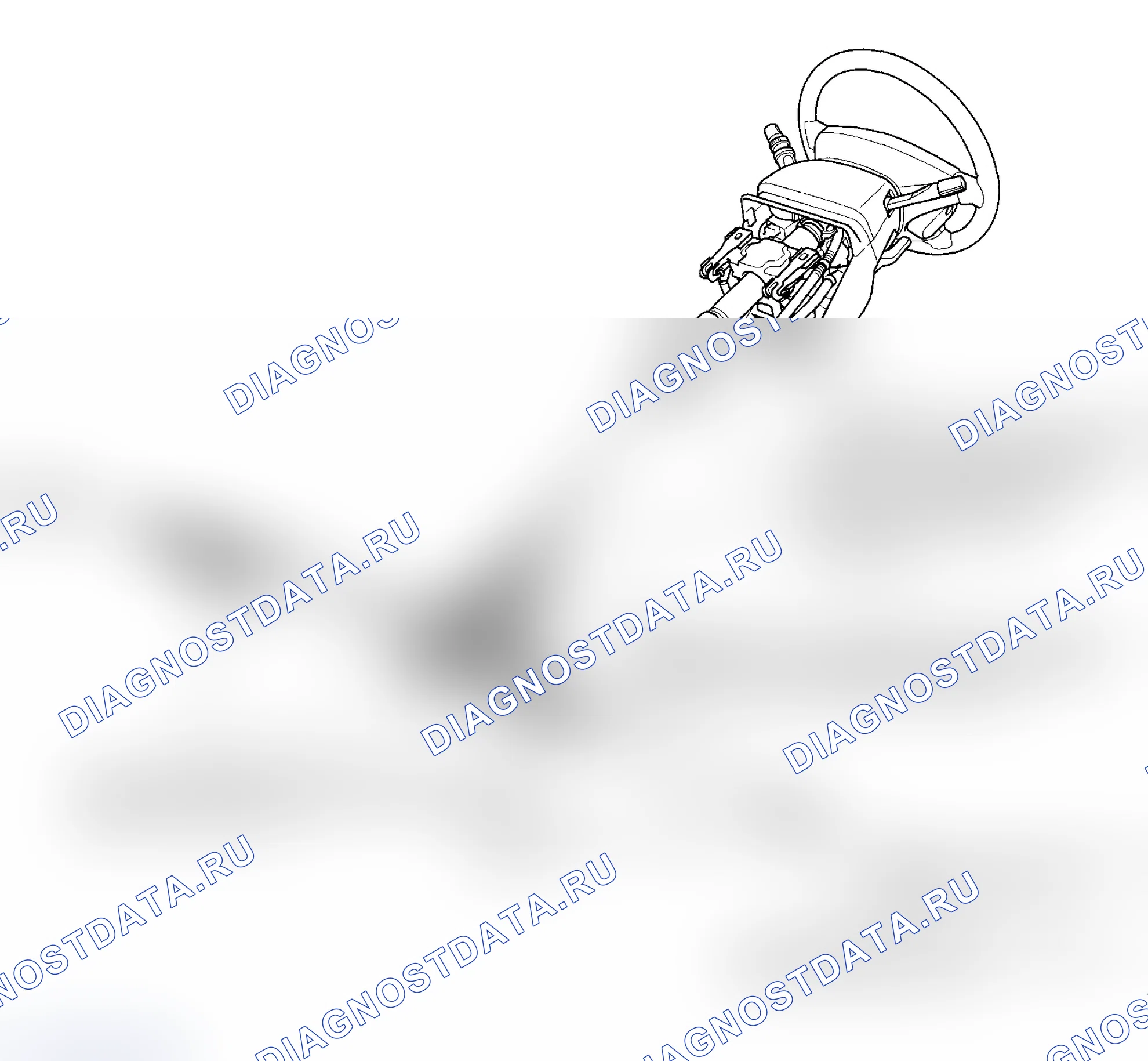 Рис. 5: Проверка рулевого механизма и коробки передач. Acura MDX I