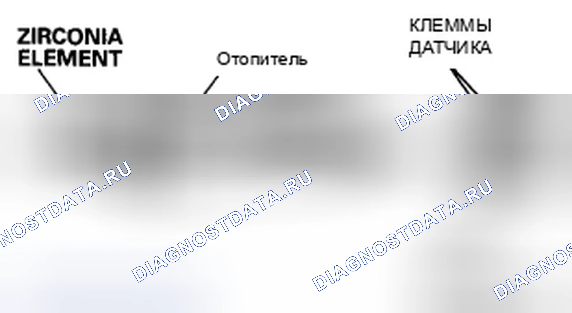 Рис. 349: Датчик вторичного нагретого кислорода (вторичный подогреваемый кислородный датчик). Honda CR-V III рестайлинг