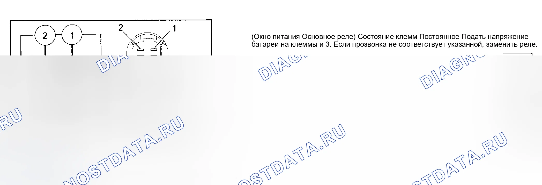 Рис. 23: ОСНОВНОЕ РЕЛЕ ОКНА ПИТАНИЯ. Toyota Corolla VI