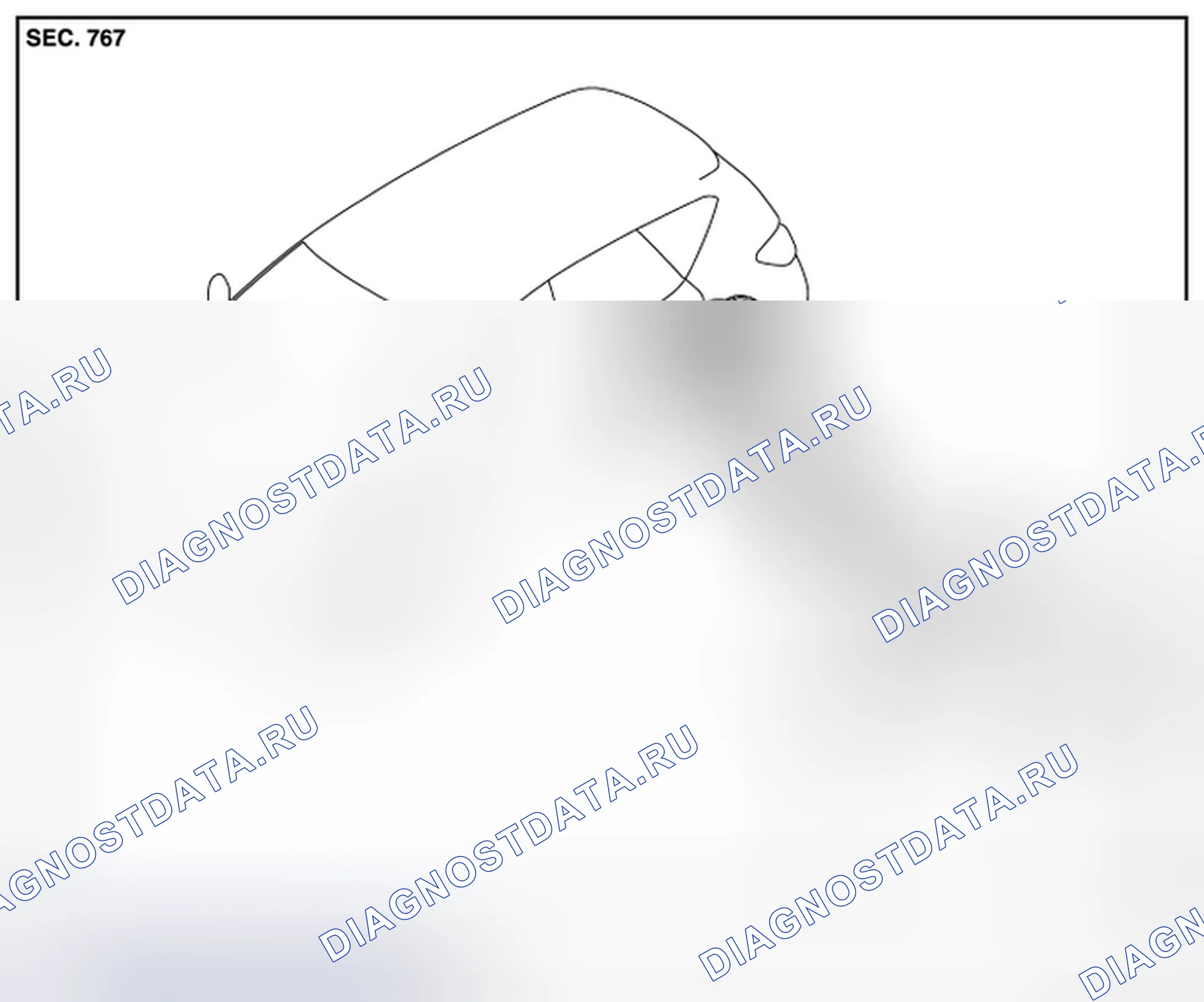 Рис. 27: ПРОТЕКТОР ЗАДНЕЙ КОЛЕСНОЙ НИШИ: Вид в разобранном состоянии. Nissan Murano Z51 рестайлинг 2