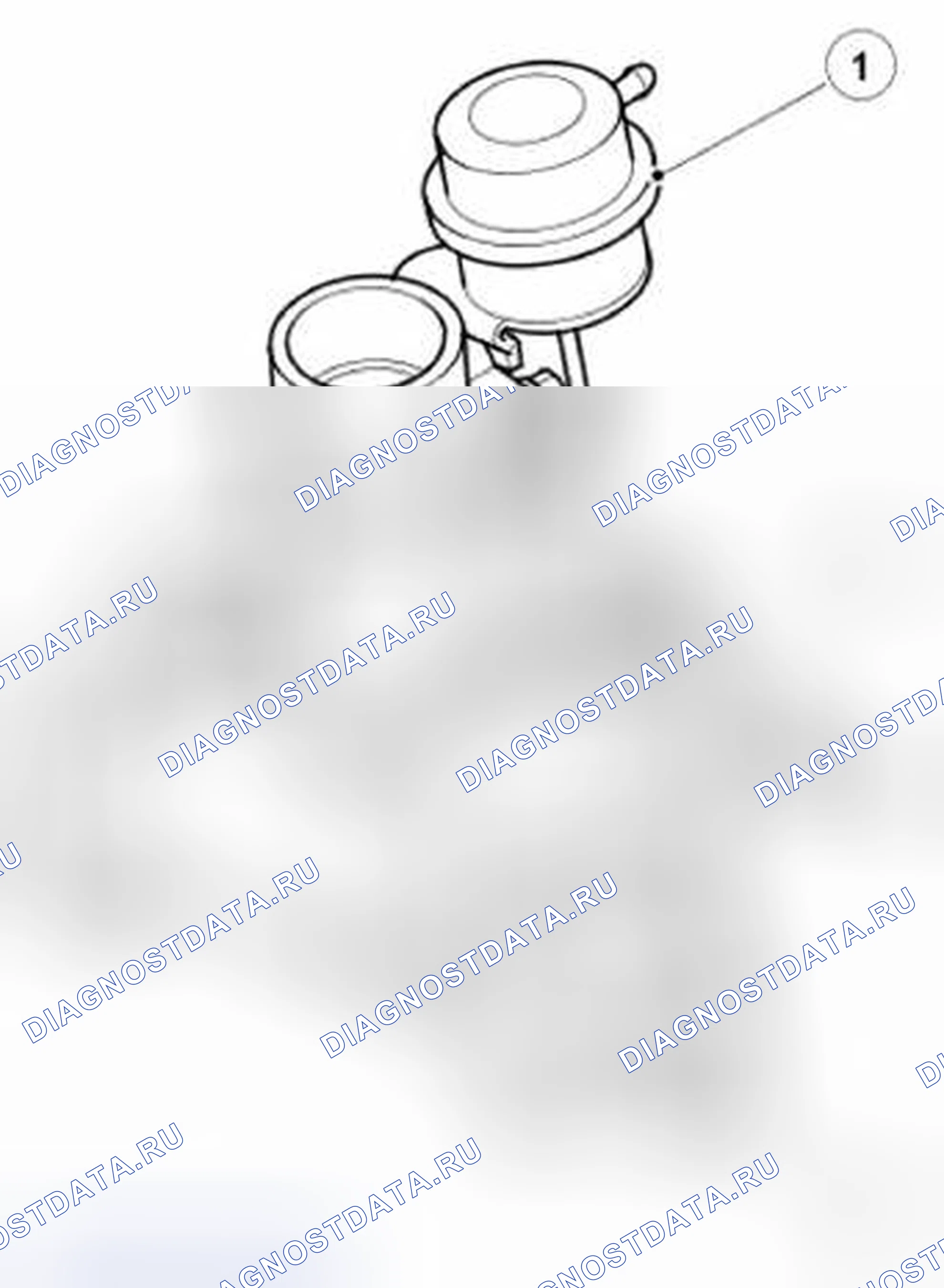 Рис. 118: Перепускной клапан и привод. Land Rover Range Rover Sport I