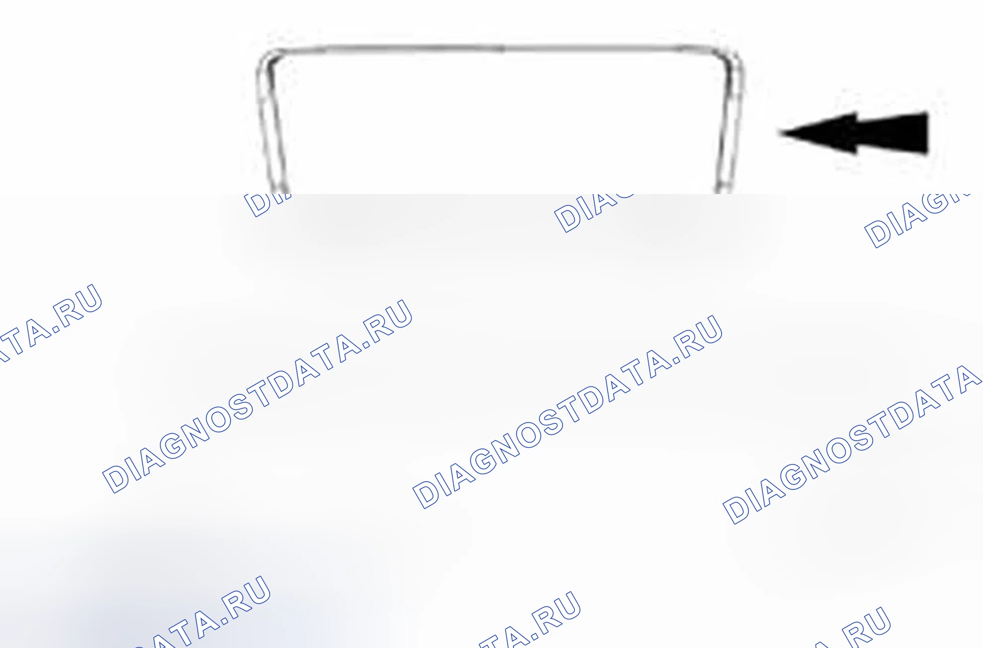 Рис. 134: Ручной расцепитель защелки дверь багажника. Ford Edge I рестайлинг