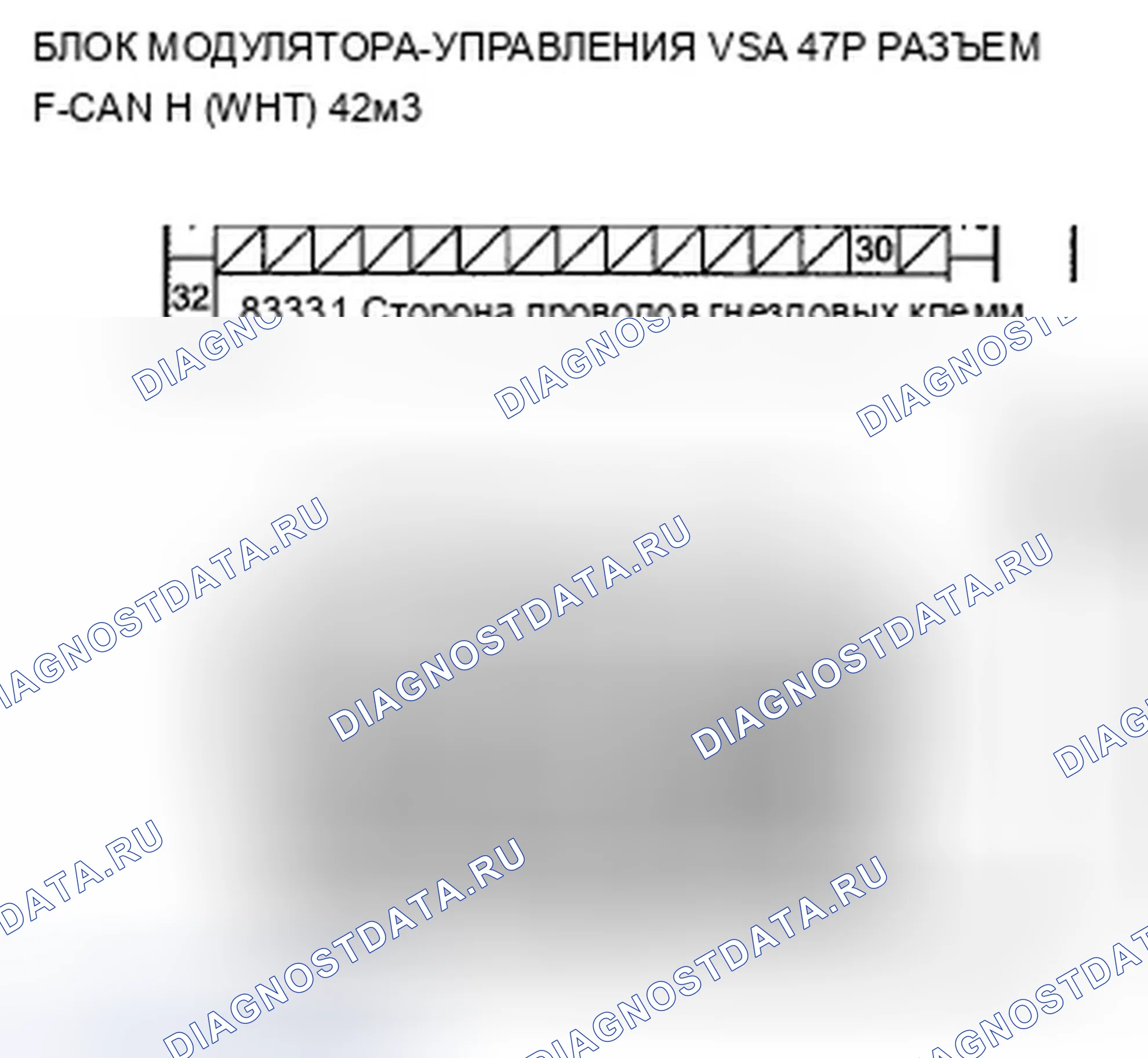Рис. 235: U0122 расшифровка кода ошибки: неисправность F-CAN (блок управления модуляторами блок управления силовым агрегатом (PCM)-VSA). Acura TSX II