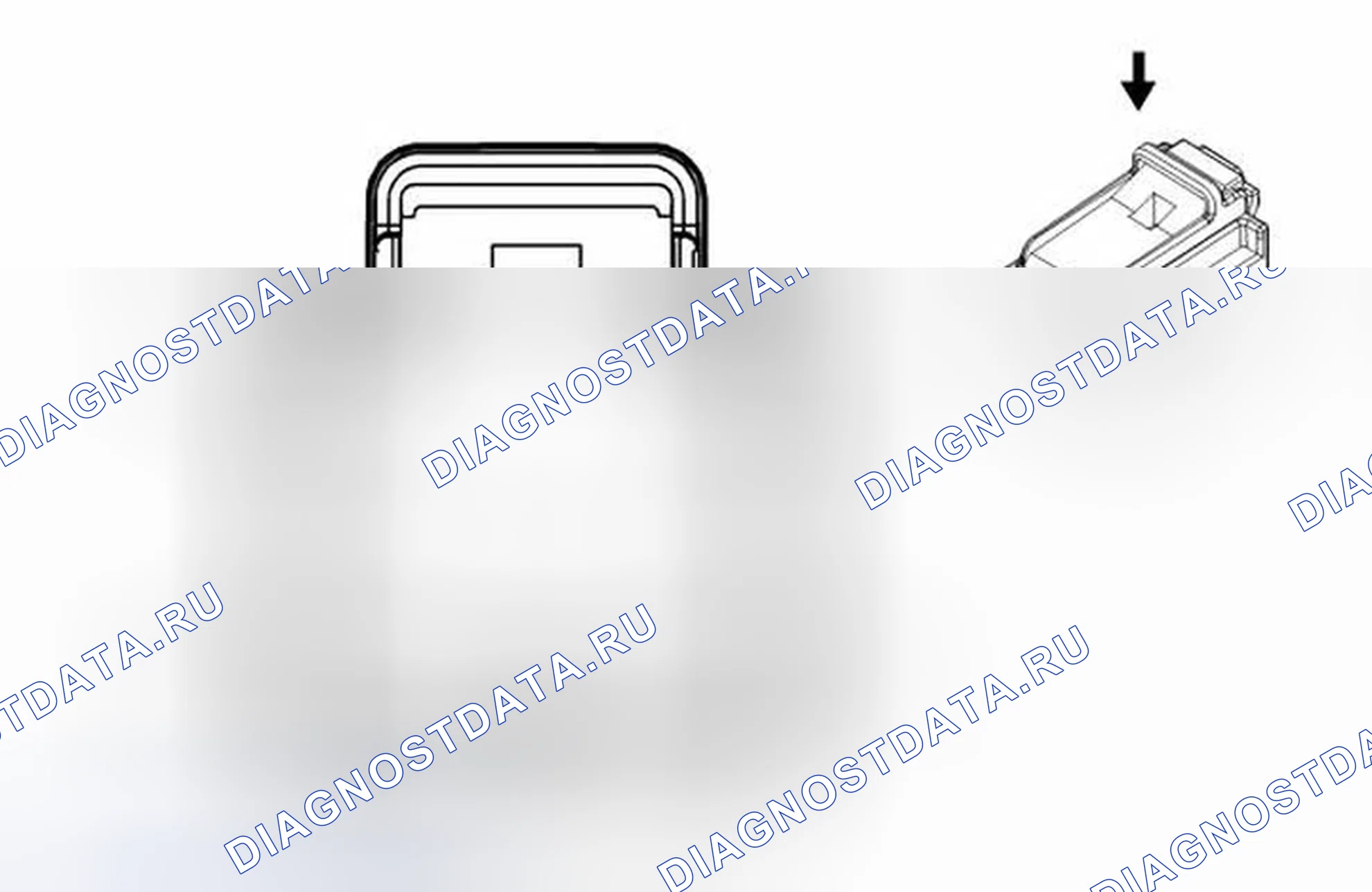 Рис. 381: K74 Модуль X2 управления человеко-машинным интерфейсом (UA3). Cadillac ATS I