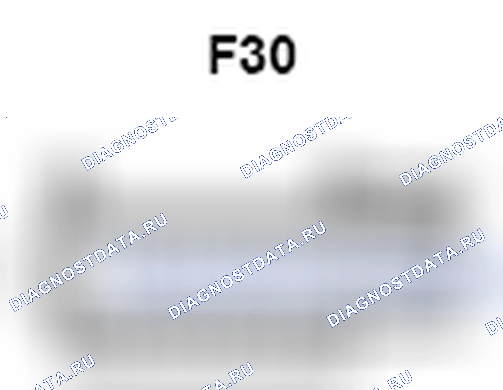 Рис. 565: Вид с торца соединителя Tweeter (передний Rh) (F30). Toyota Camry XV40 рестайлинг