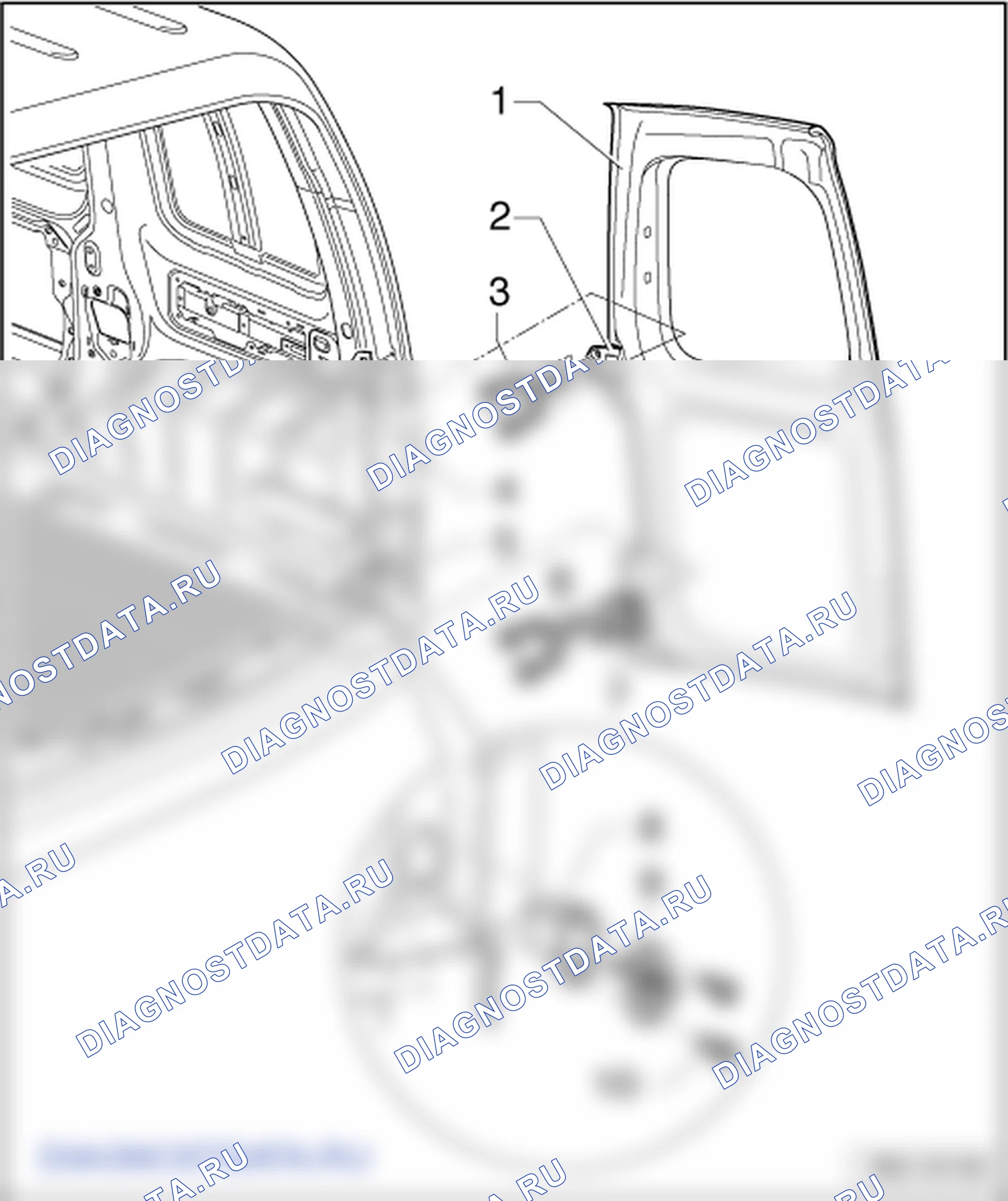 Задние распашные двери. Volkswagen Caddy Iii