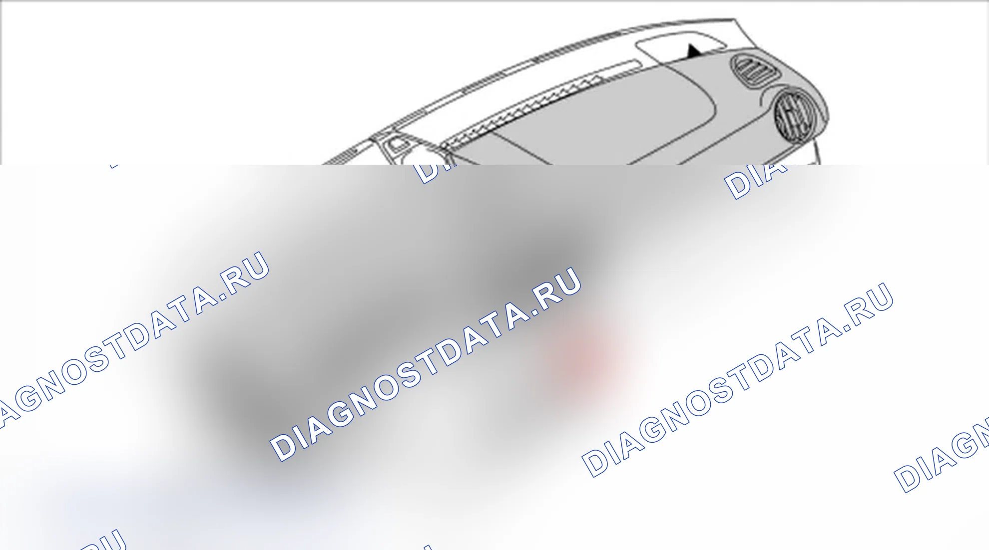 Рис. 67: Удаление держателя устройства. Porsche Boxster S 987