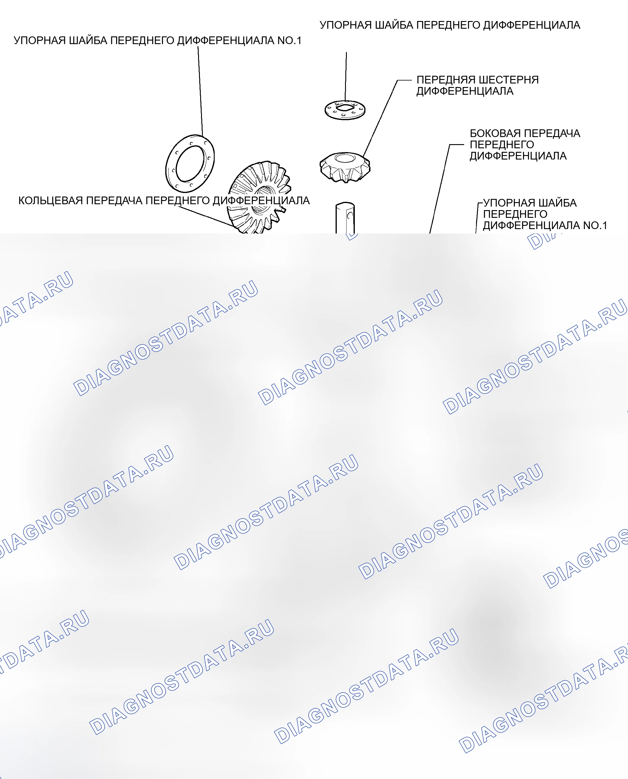 Рис. 322: КОМПОНЕНТЫ. Toyota Camry Solara II