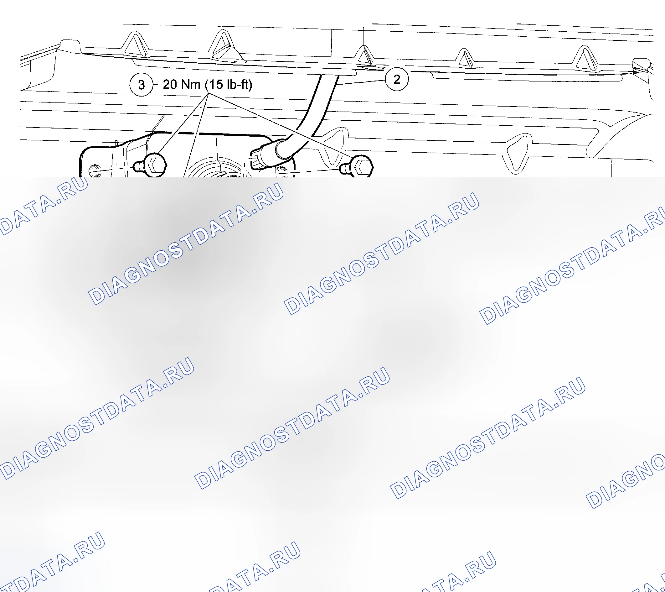Рис. 1: Перевозчик запасных шин. Ford Escape I рестайлинг