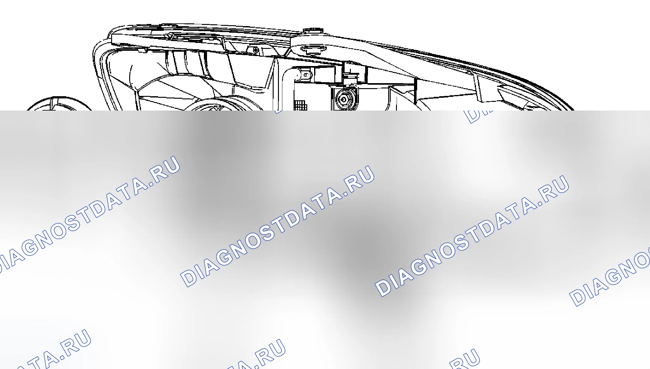 Рис. 44: Замена лампы фары (OUTLOOK Tvd и T96). Chevrolet Traverse I