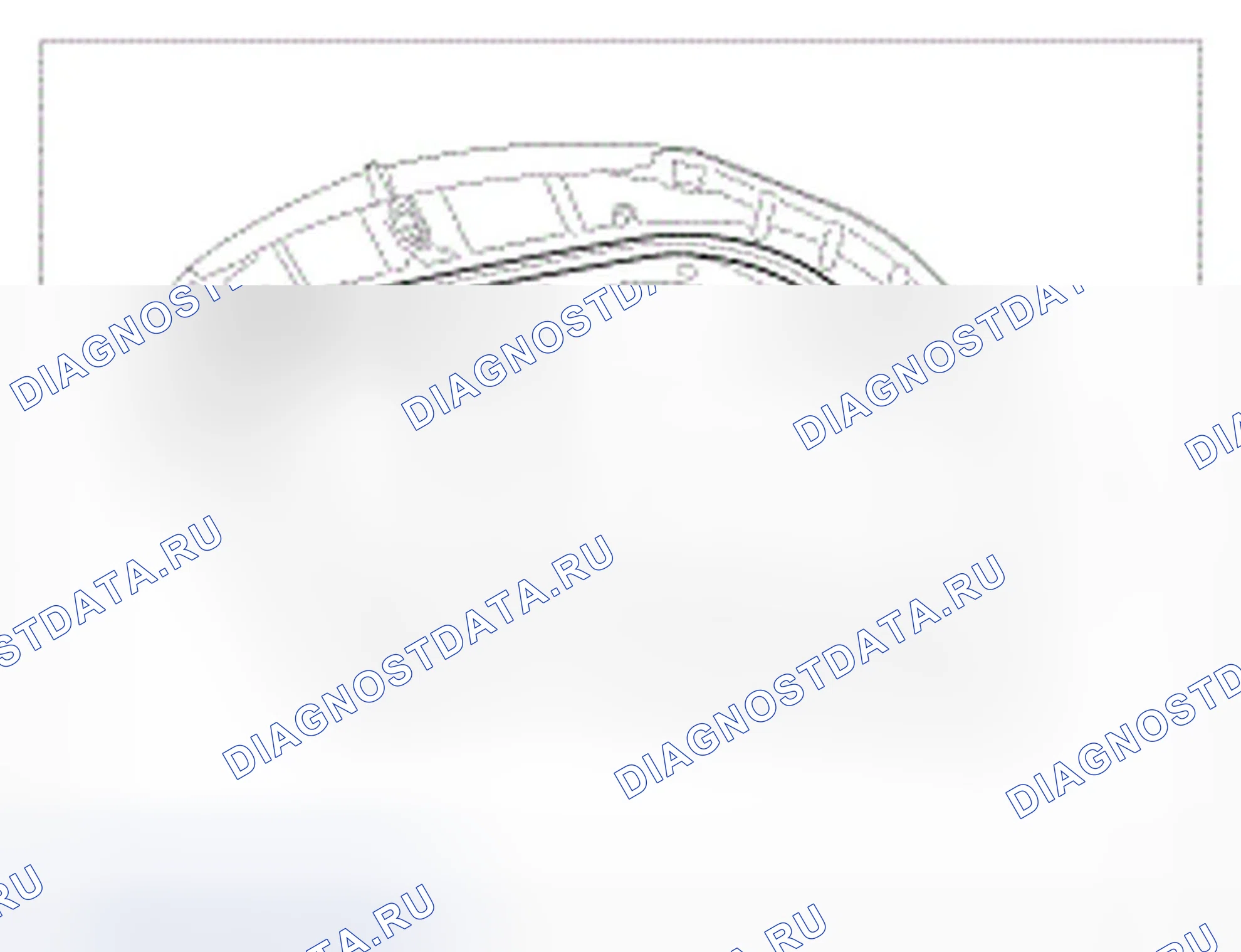 Рис. 33: Замена погодной полосы уплотнения капота. Hyundai Genesis I рестайлинг