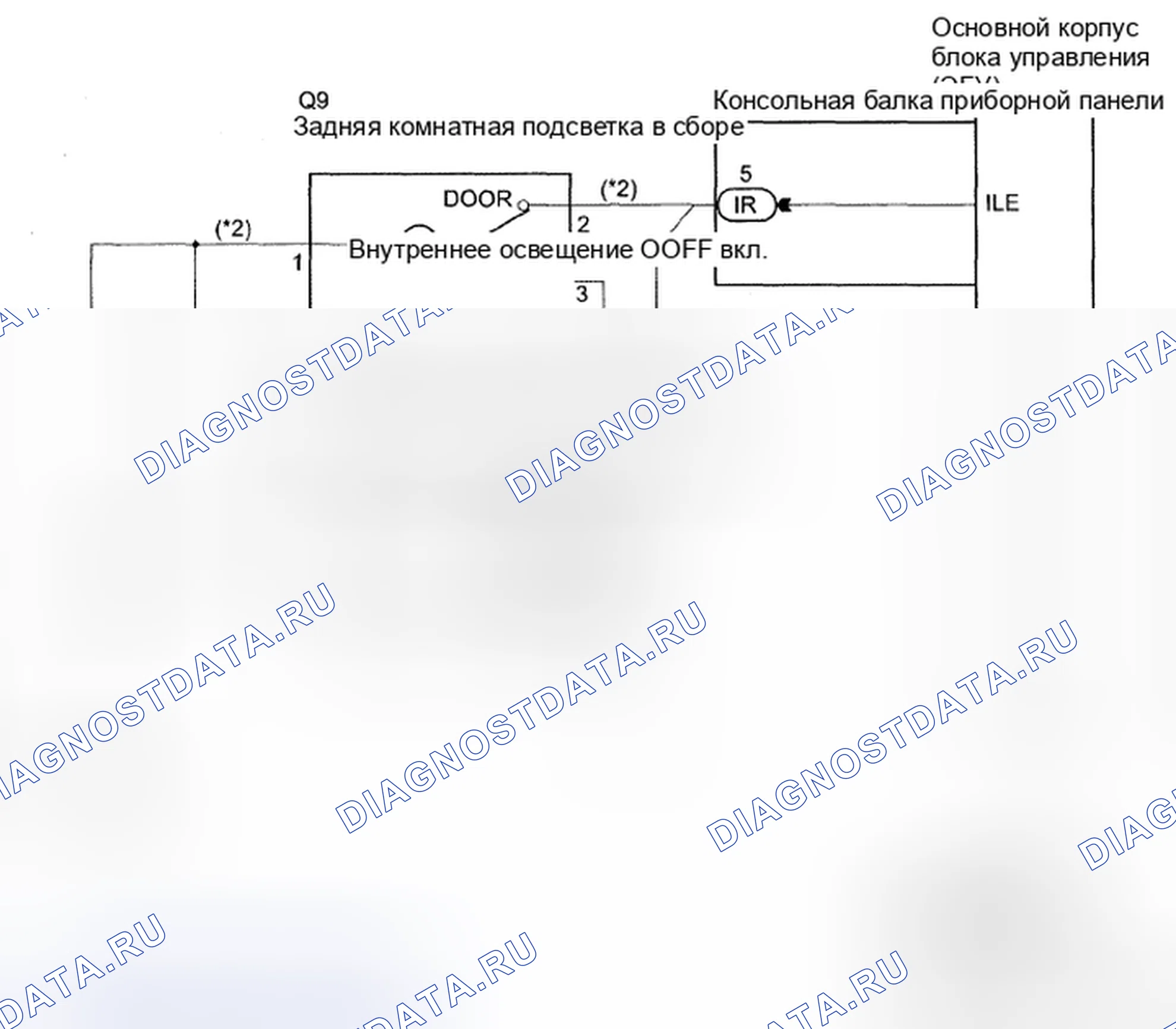 Рис. 198: электросхема. Toyota Camry XV40