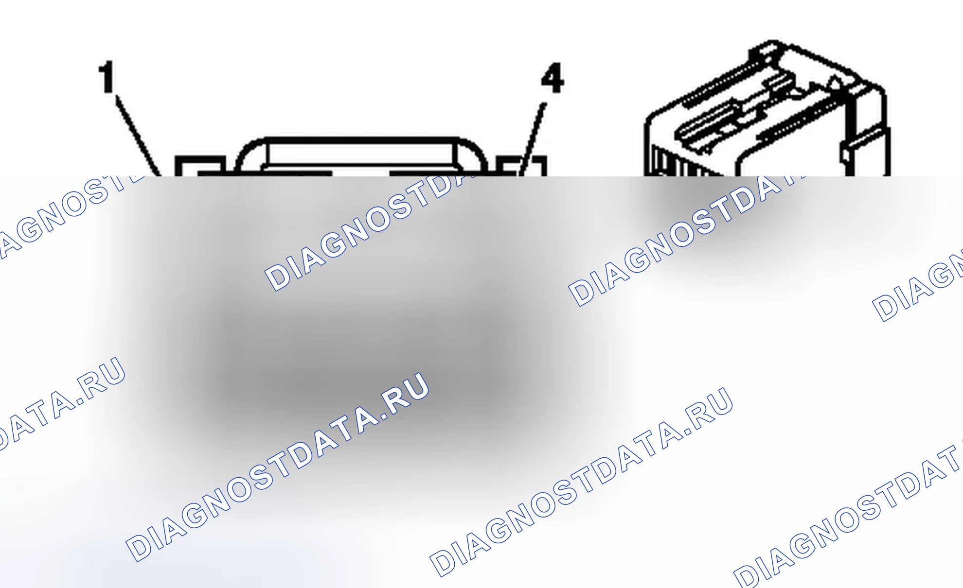 Рис. 34: Датчик тока (HP2). GMC Sierra Classic 3500 