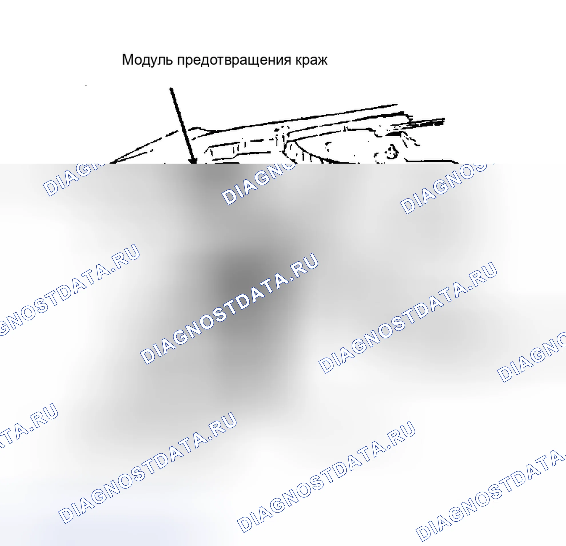 Рис. 3: Расположение компонентов (3 из 11). Cadillac Eldorado IX