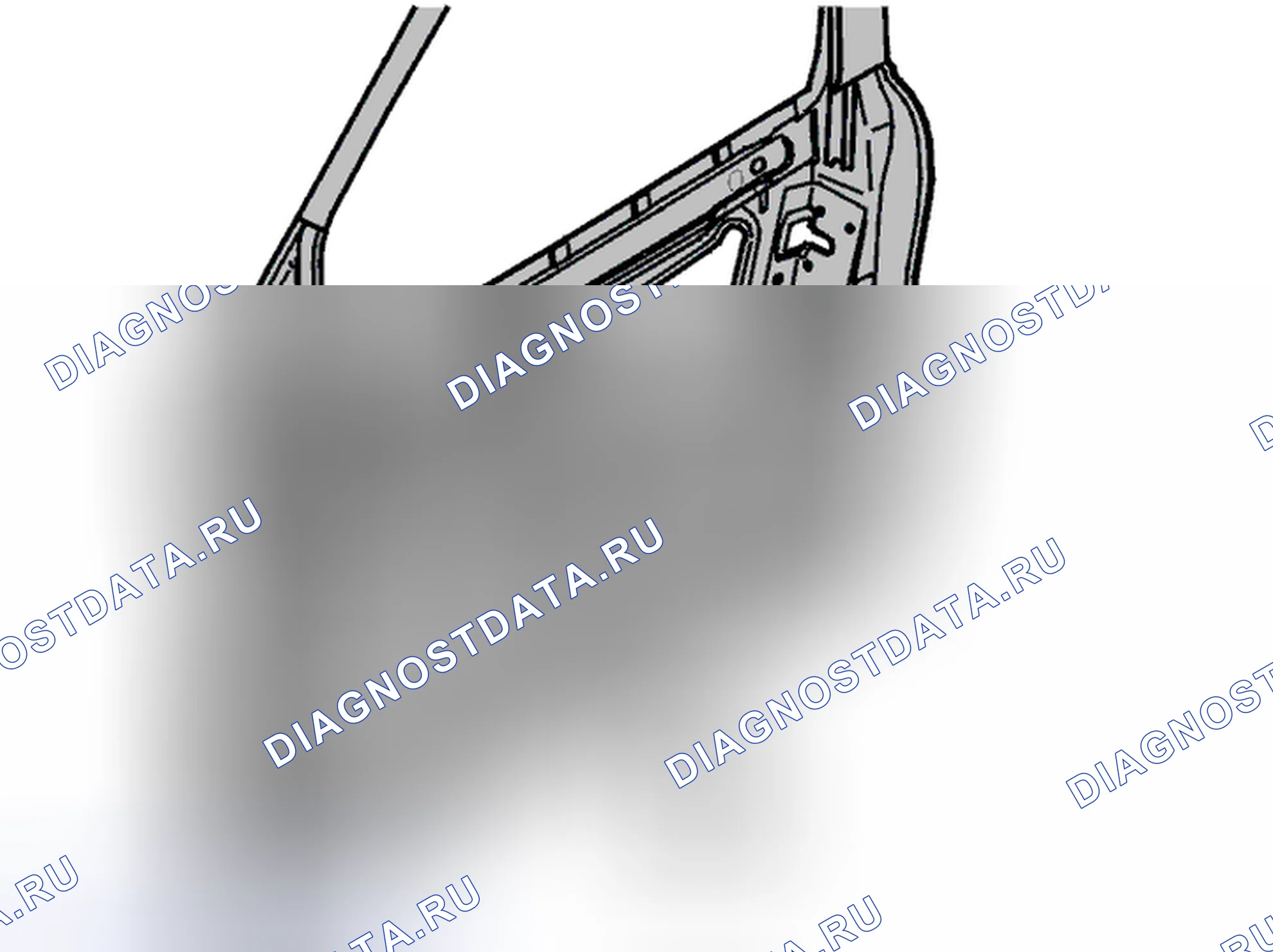 Рис. 71: Дверные панели внешние, заменяющие. Volvo S80 I