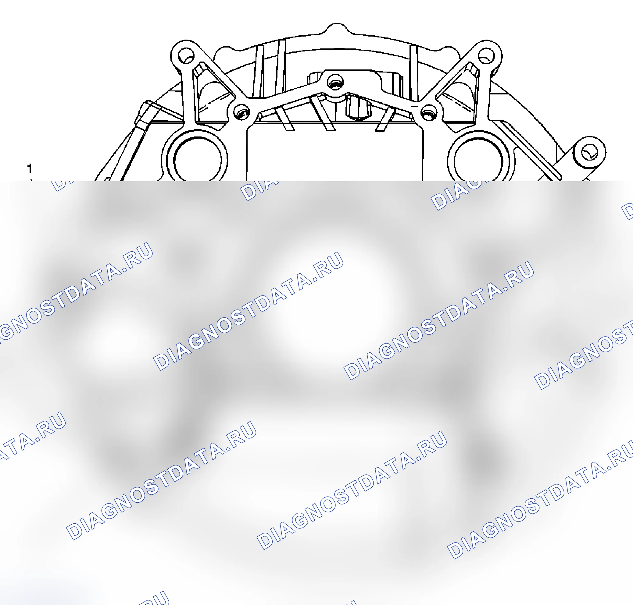 Рис. 111: Корпус маховика - вид сзади. Chevrolet Cab & Chassis Silverado 3500 