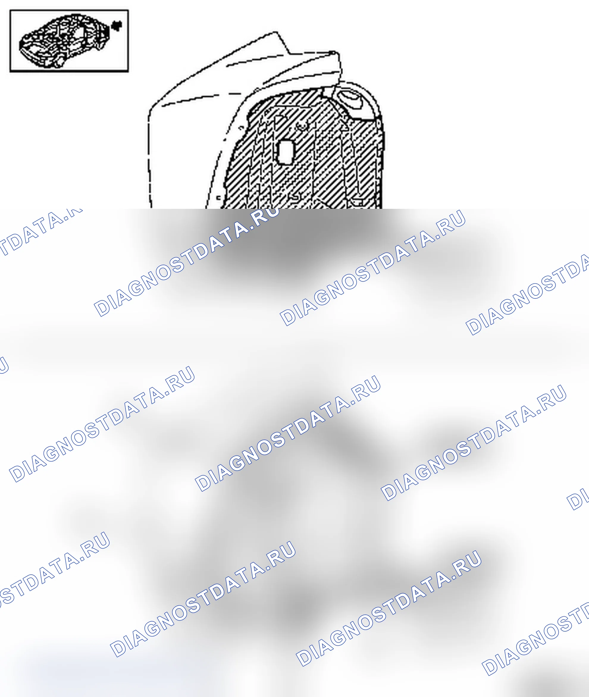 Замена вставки заднего фонаря (модели F08, F48). Opel Astra G