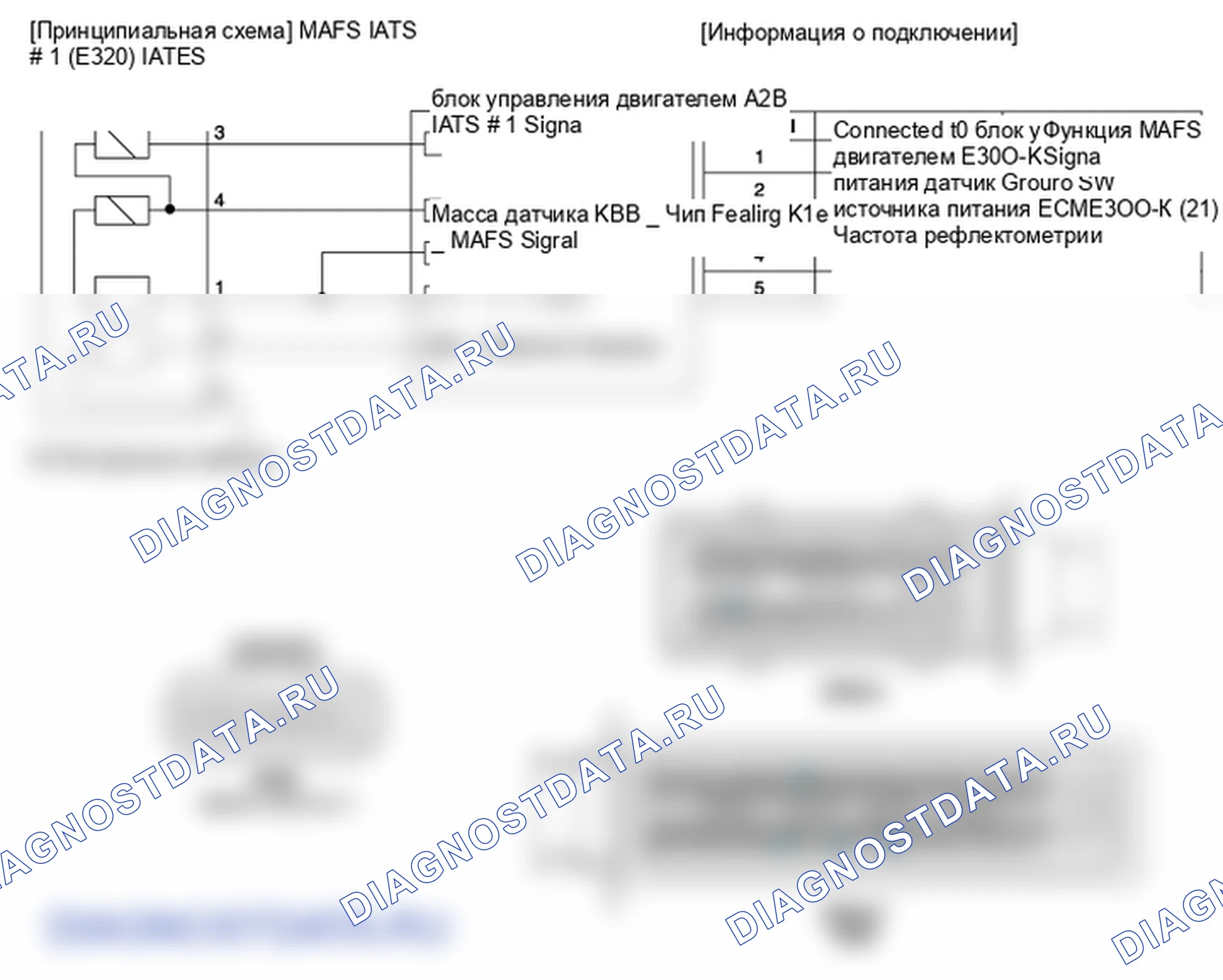 Фрагмент электросхемы: Датчик температуры всасываемого воздуха (IATS). Hyundai i20 GB