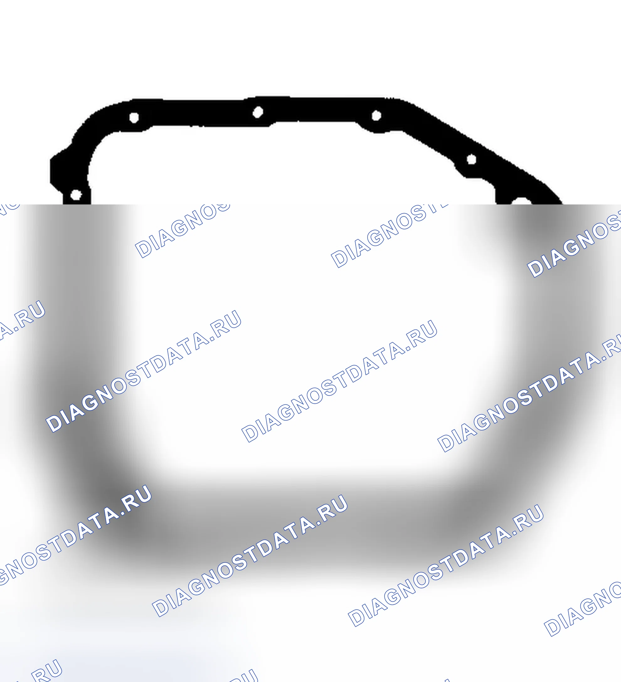 Рис. 2: Идентификация прокладки масляного поддона (F4a33 и W4a33). Dodge Grand Caravan III