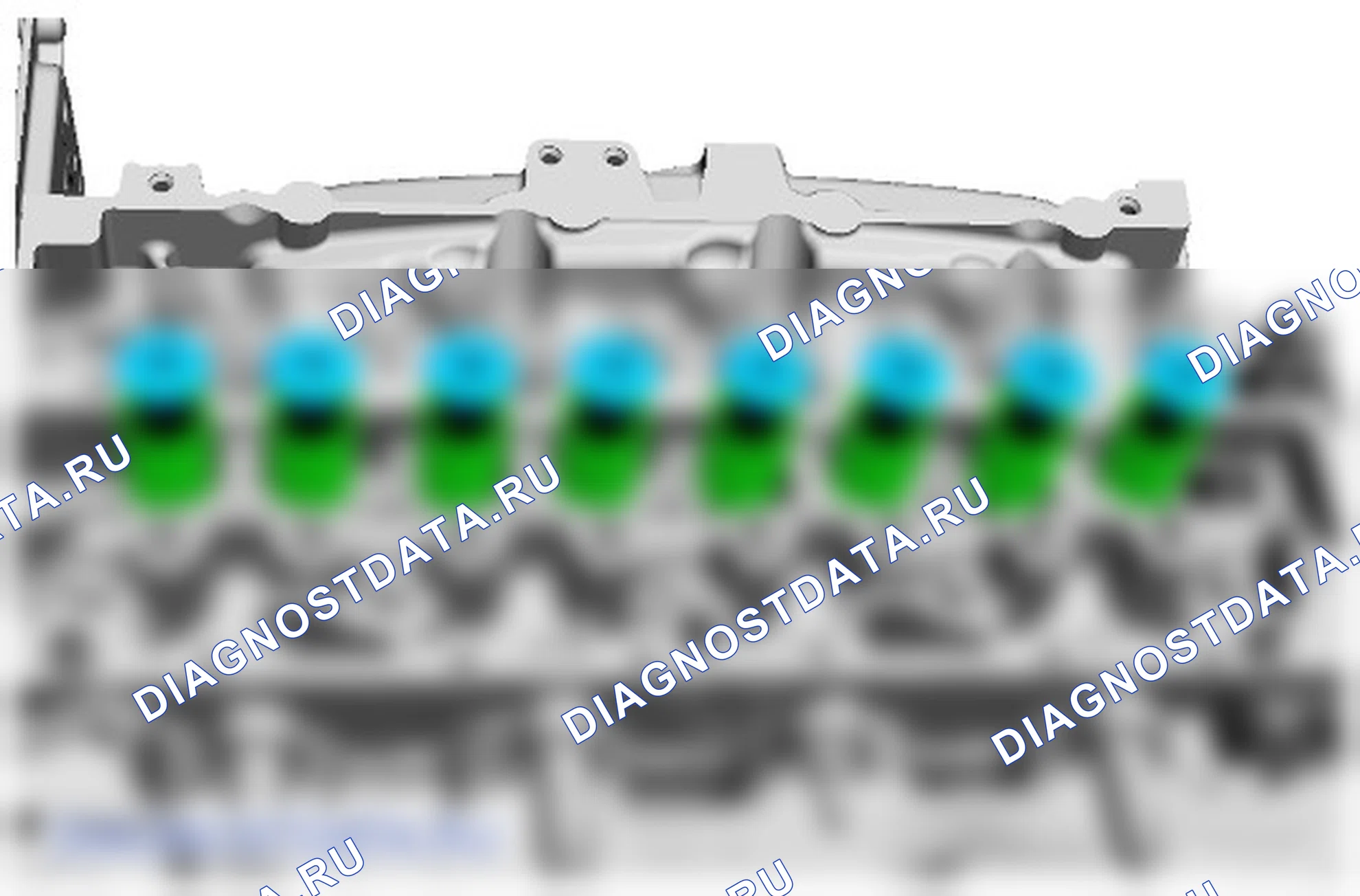 Разборка узла головки цилиндров. Ford Grand C-MAX II рестайлинг
