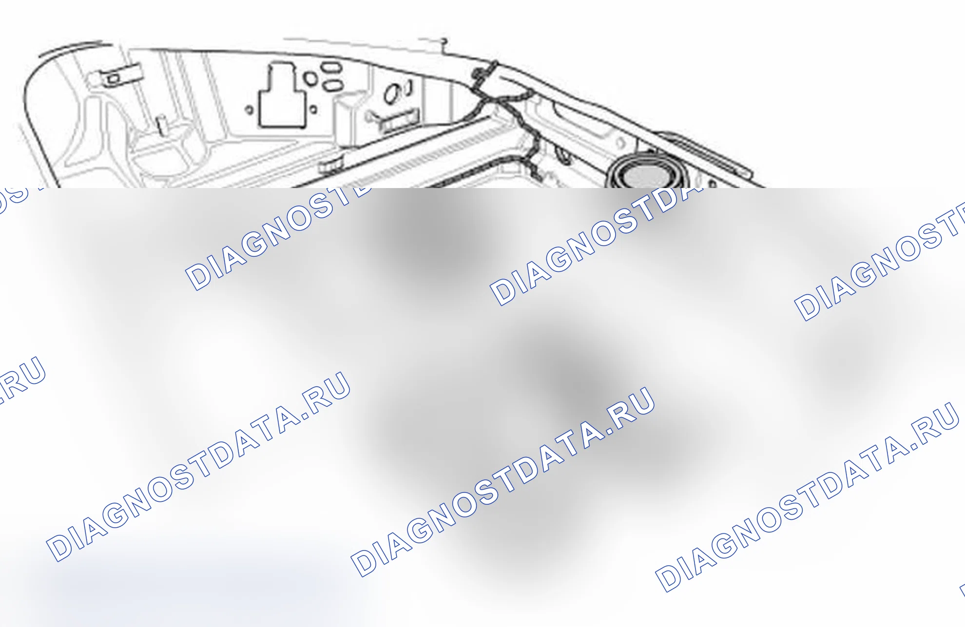 Рис. 44: Верх передней части транспортного средства. Porsche Boxster S 986 рестайлинг