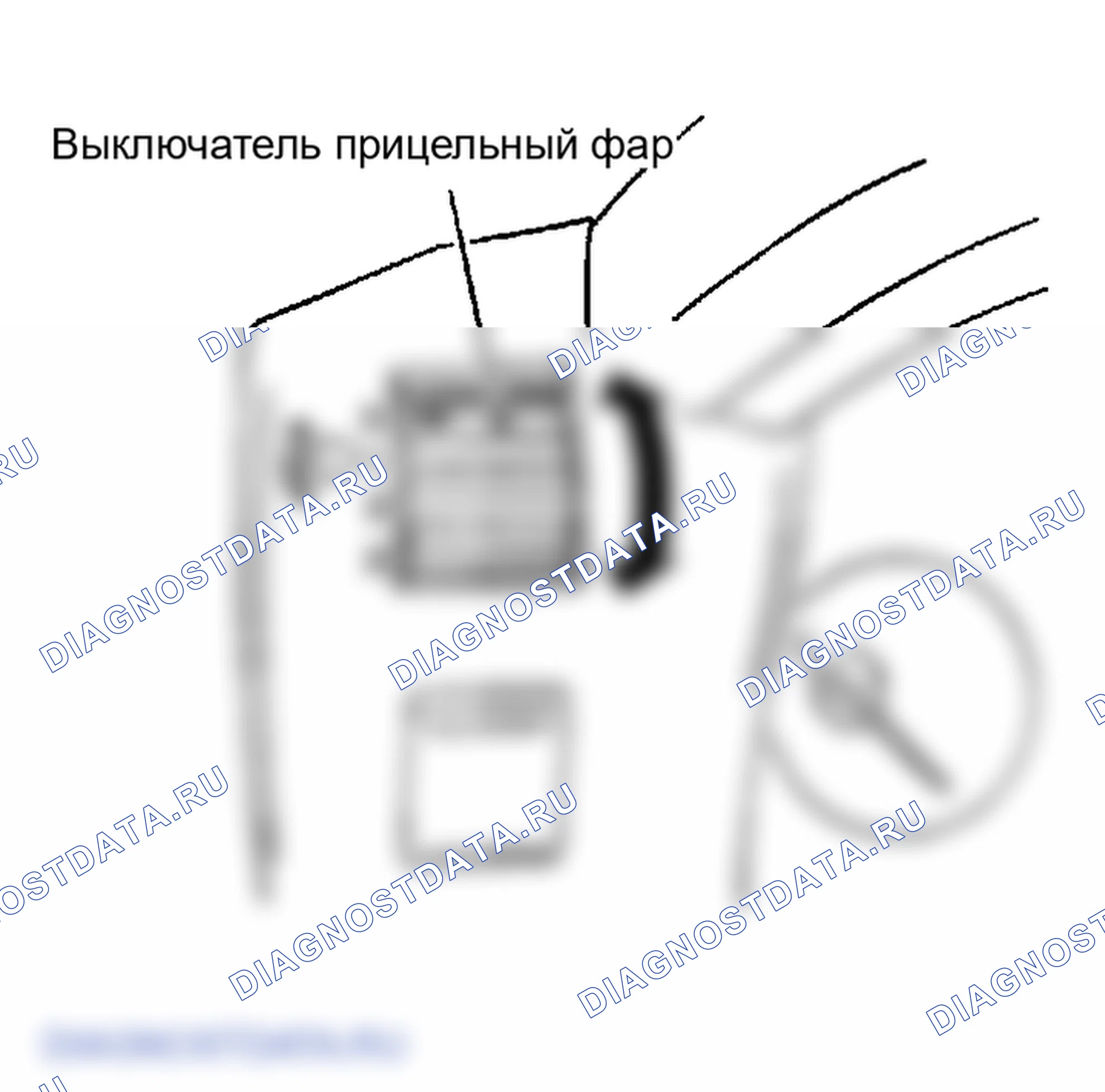 Рис. 236: БЛИЖНИЙ И ДАЛЬНИЙ СВЕТ. Infiniti FX45 I