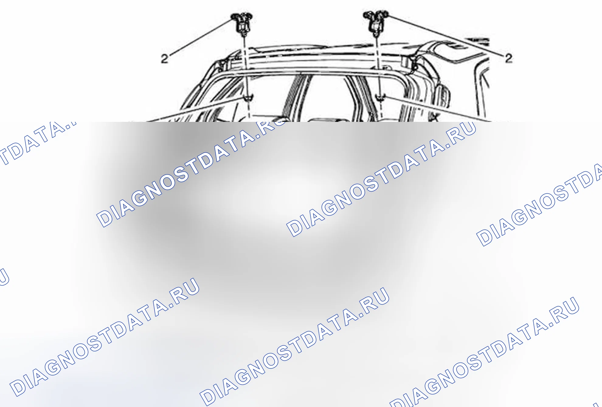 Рис. 151: Замена шарнира дверь багажника. Buick Encore I