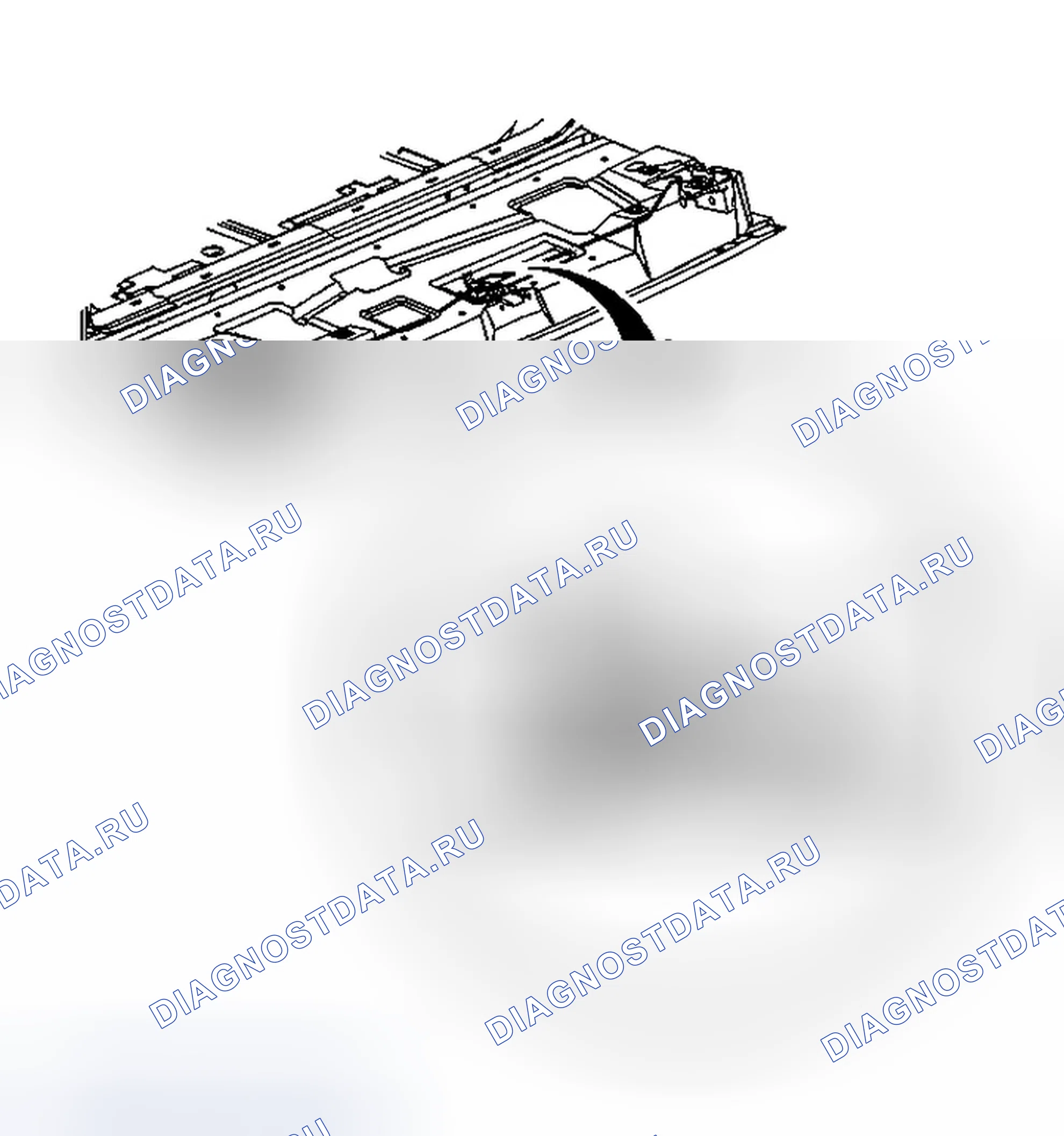 Рис. 44: Порядок демонтажа. Buick Rendezvous I