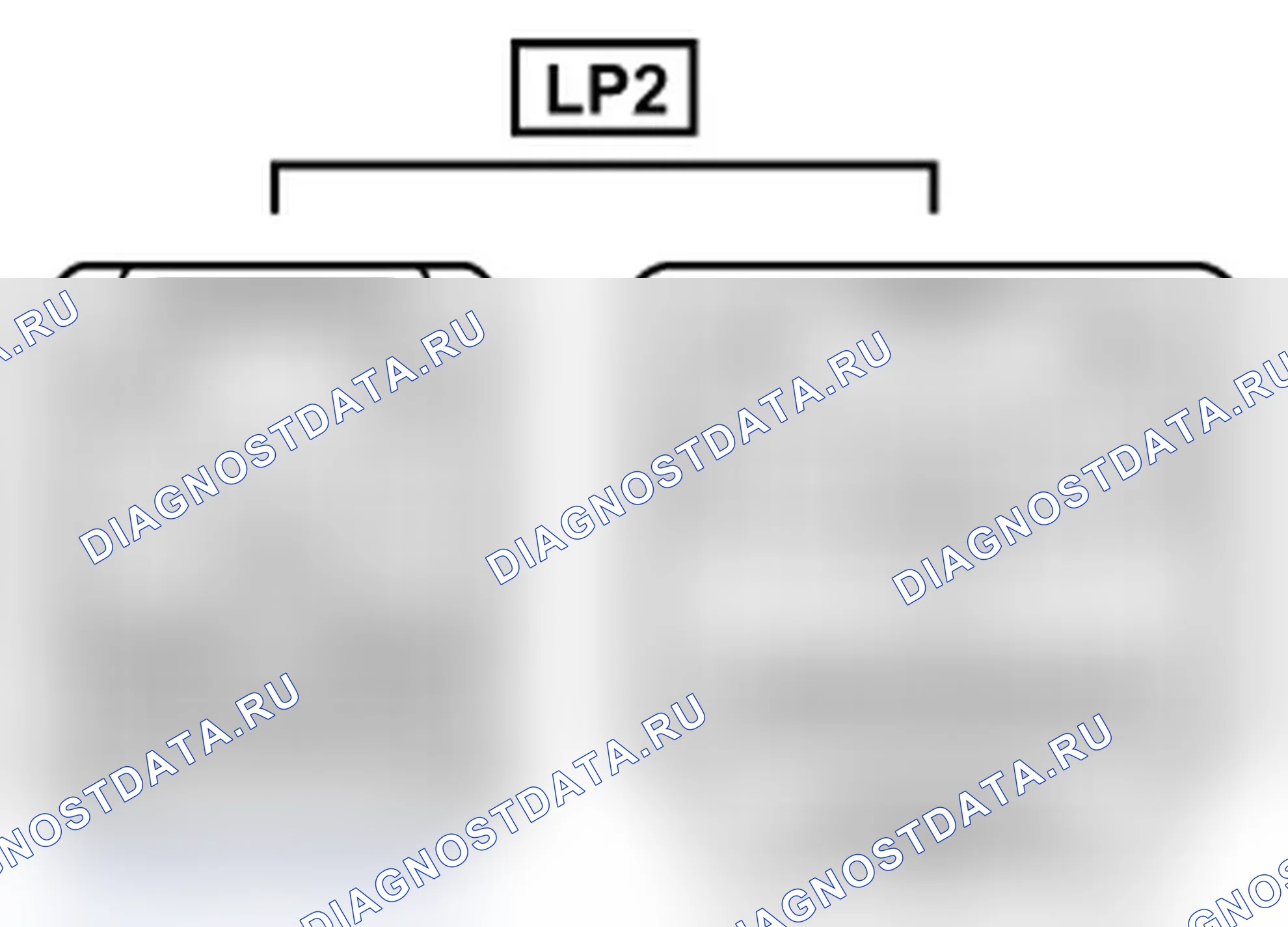 Рис. 563: Вид с торца линейного соединителя (LP2). Lexus IS F I