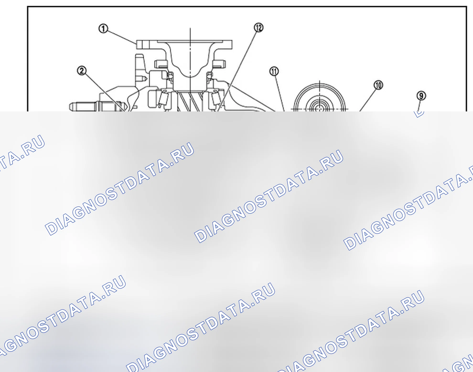Рис. 142: ПОПЕРЕЧНОЕ СЕЧЕНИЕ. Infiniti FX35 II рестайлинг