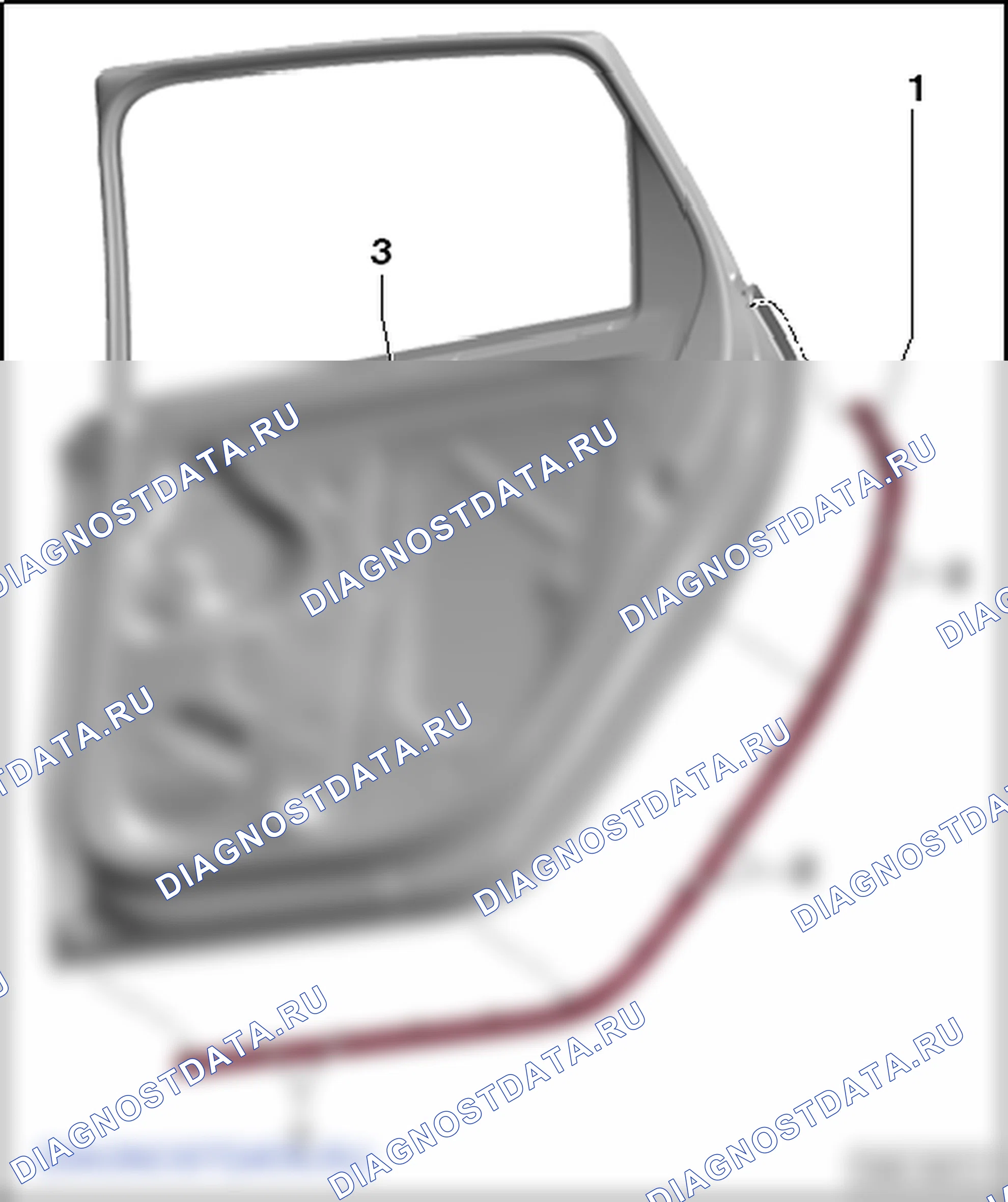 Детали дверей. SEAT Toledo Iv