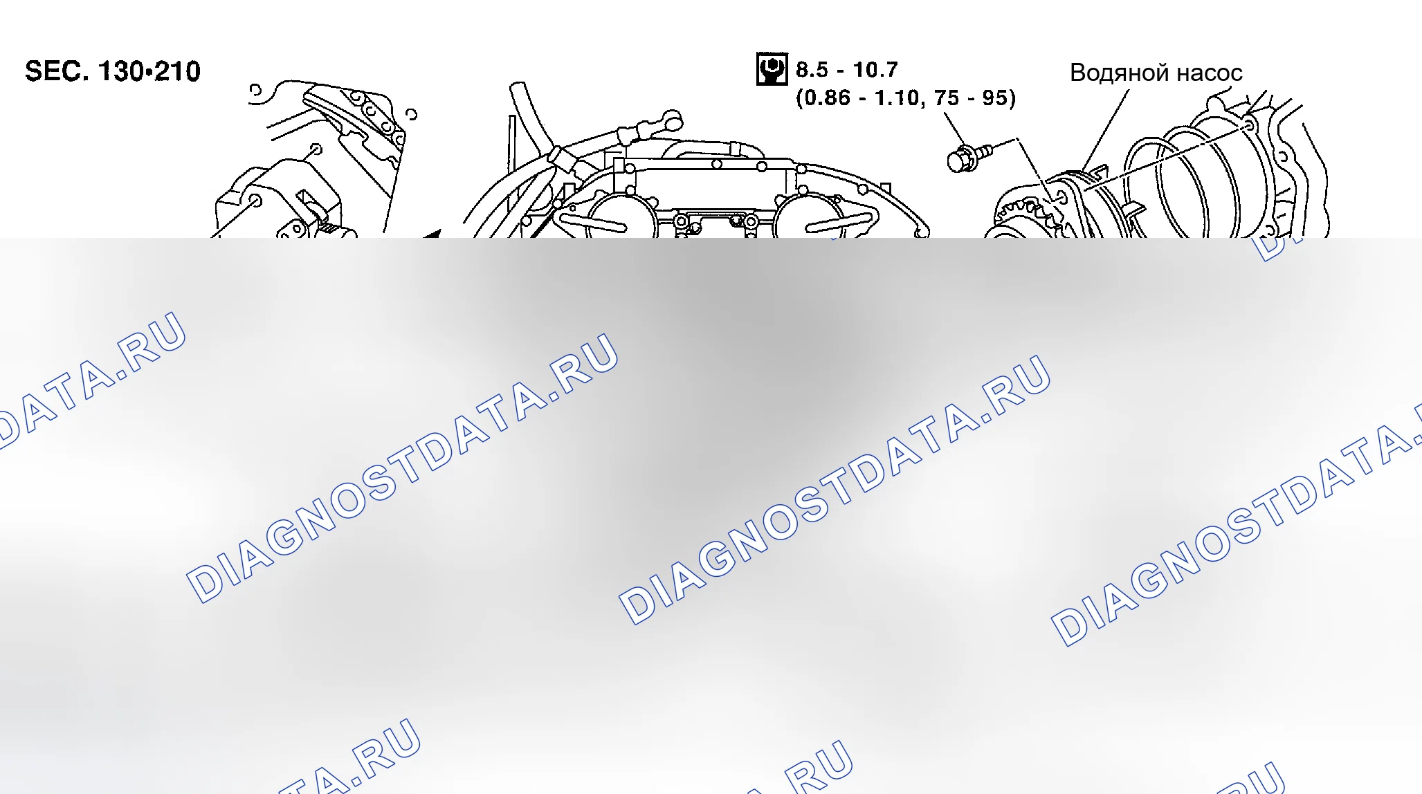 Рис. 23: ДЕМОНТАЖ И МОНТАЖ. Nissan Maxima A33