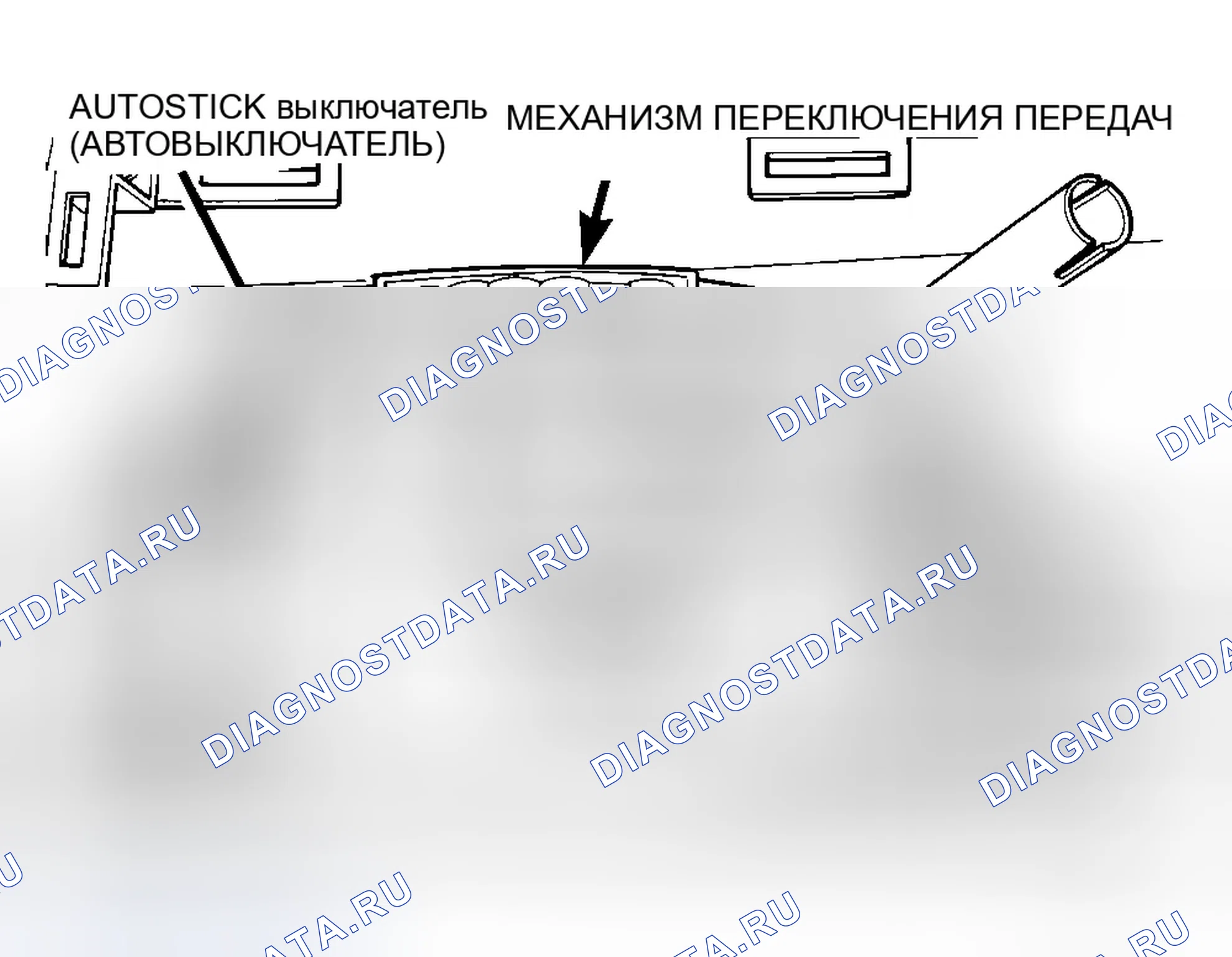 Рис. 351: AUTO STICK - ЕСЛИ ОБОРУДОВАН. Chrysler Pacifica CS