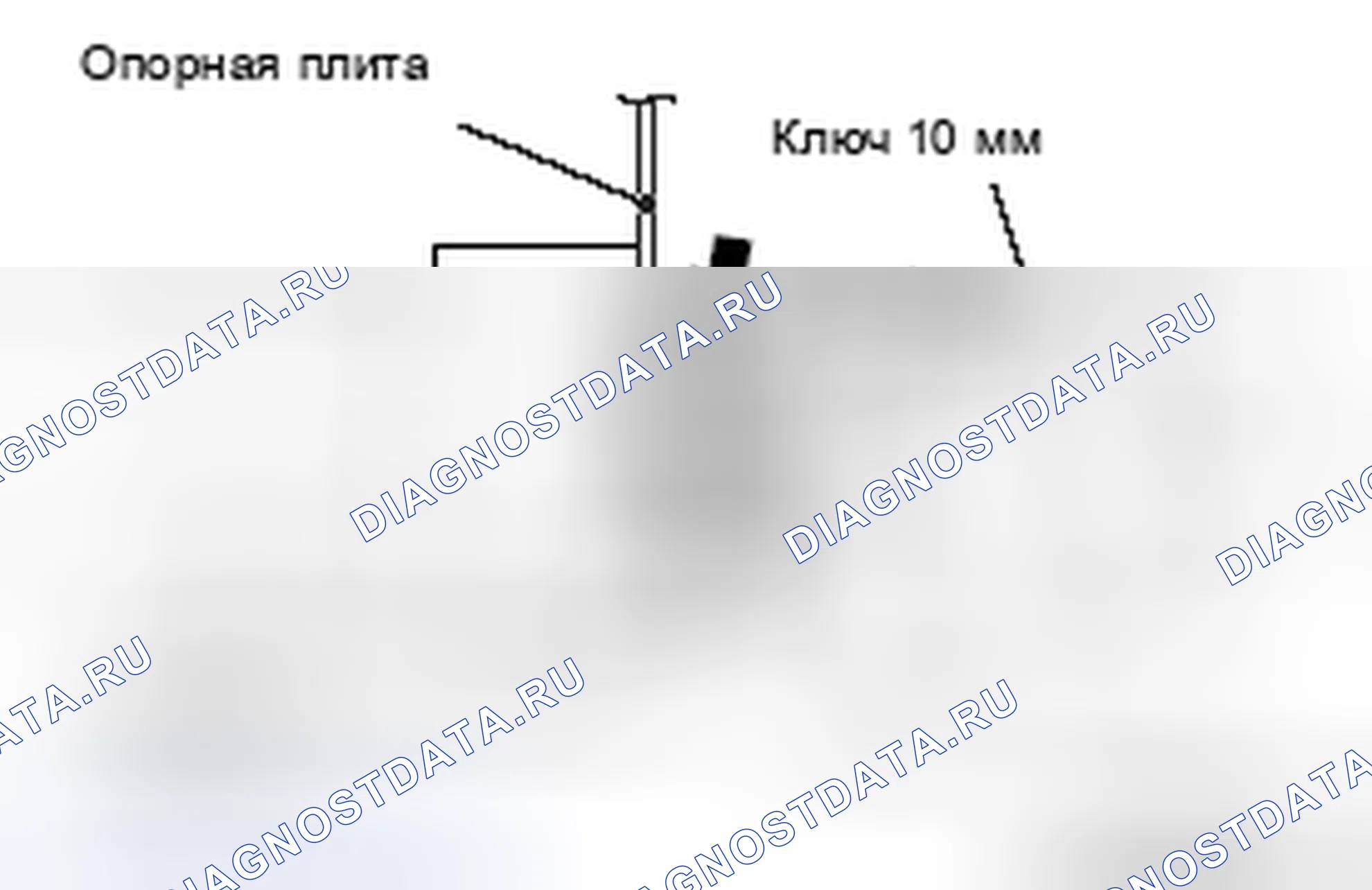 Рис. 11: <<B>> ДЕМОНТАЖ СОЕДИНЕНИЯ ЗАДНЕГО ТРОСА СТОЯНОЧНОГО ТОРМОЗА И ОПОРНОЙ ПЛИТЫ. Mitsubishi Lancer Ralliart X рестайлинг