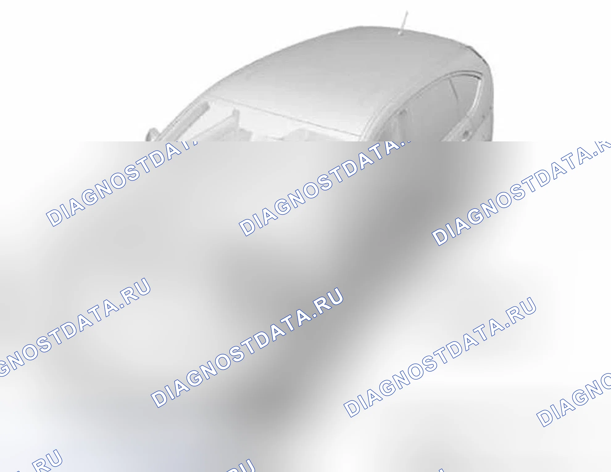 Рис. 324: Индекс расположения компонентов датчиков. Honda CR-V IV