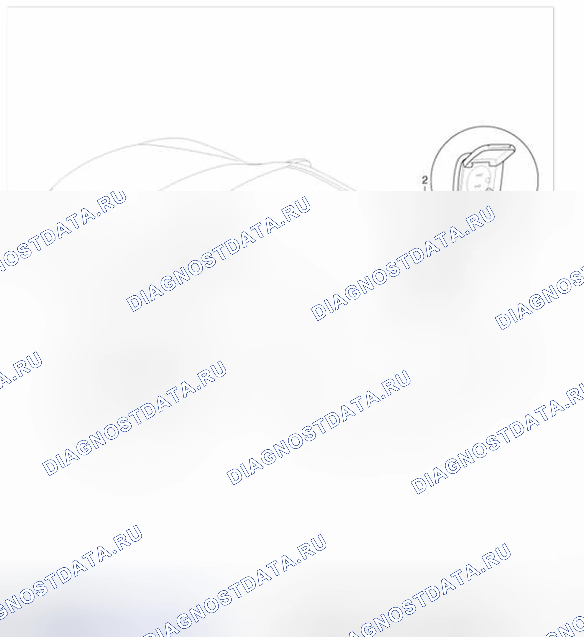 Рис. 71: Расположение компонентов. Hyundai Santa Fe II рестайлинг