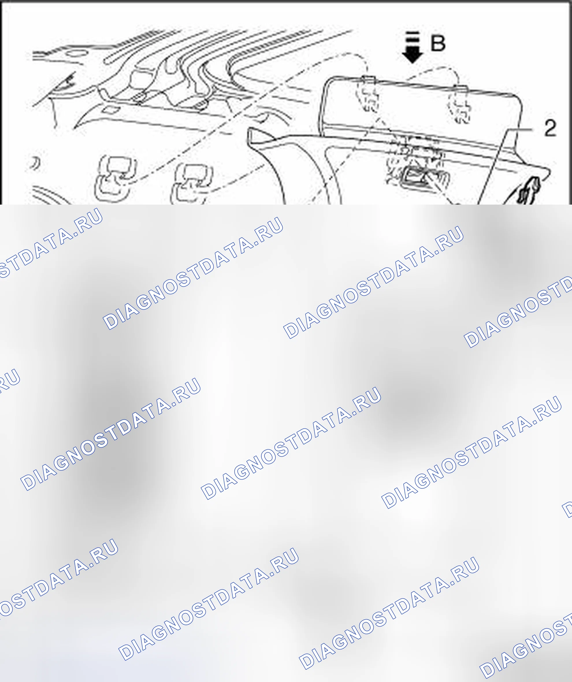 Рис. 35: облицовка ВЕРХНЕЙ СТОЙКИ B. Volkswagen Jetta V