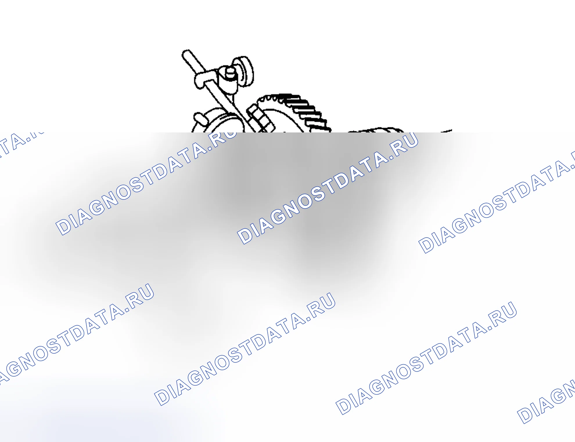 Рис. 96: Проверка люфтов. Mazda 5 I