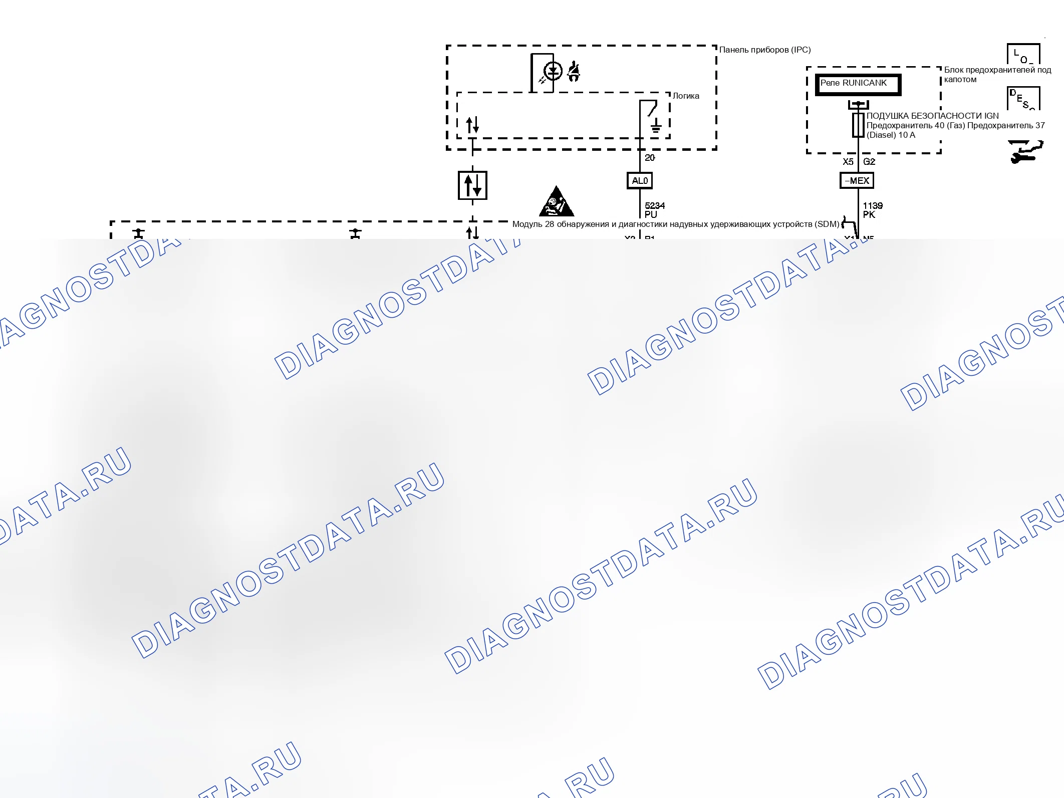 Рис. 1: Схемы ремней безопасности. GMC Sierra 3500 HD 