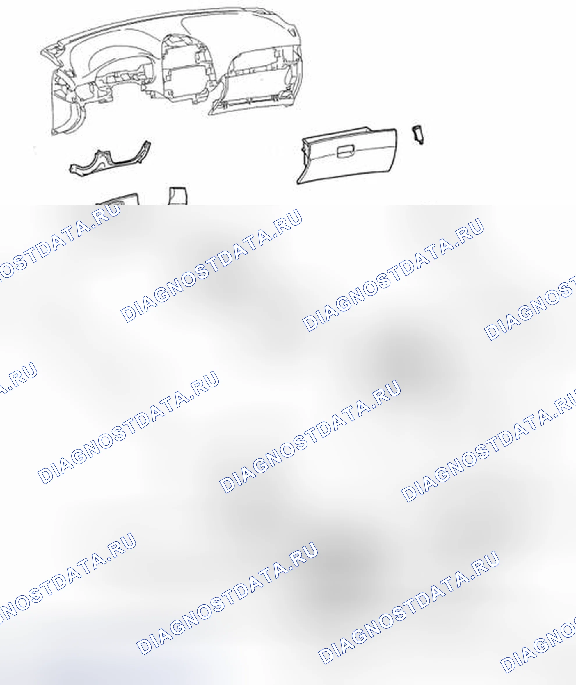Рис. 157: КОМПОНЕНТЫ. Toyota Sienna II рестайлинг