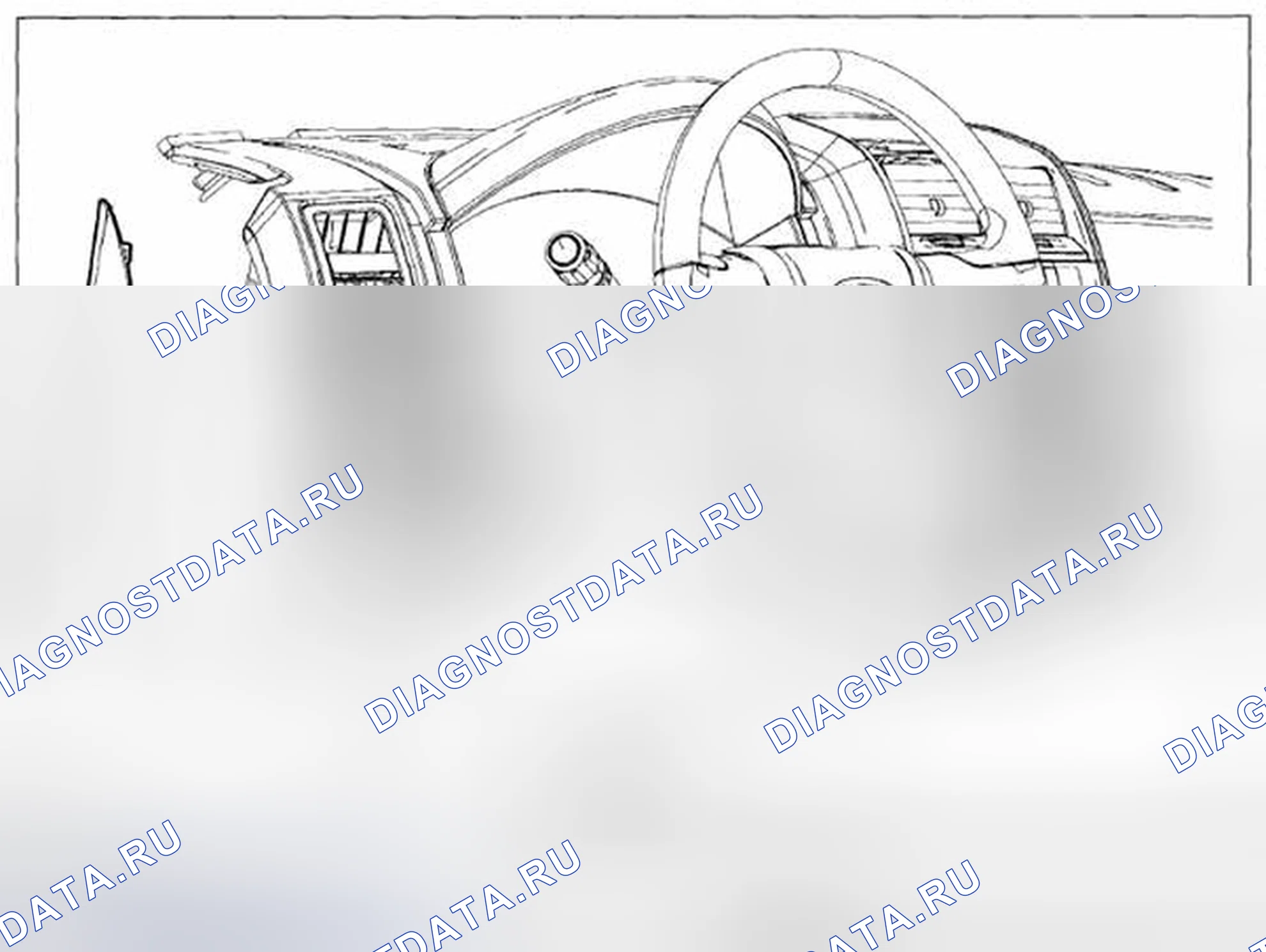 Рис. 24: СНЯТИЕ / УСТАНОВКА ПЕРЕКЛЮЧАТЕЛЯ ЦЕНТРА СООБЩЕНИЙ. Mazda Tribute II