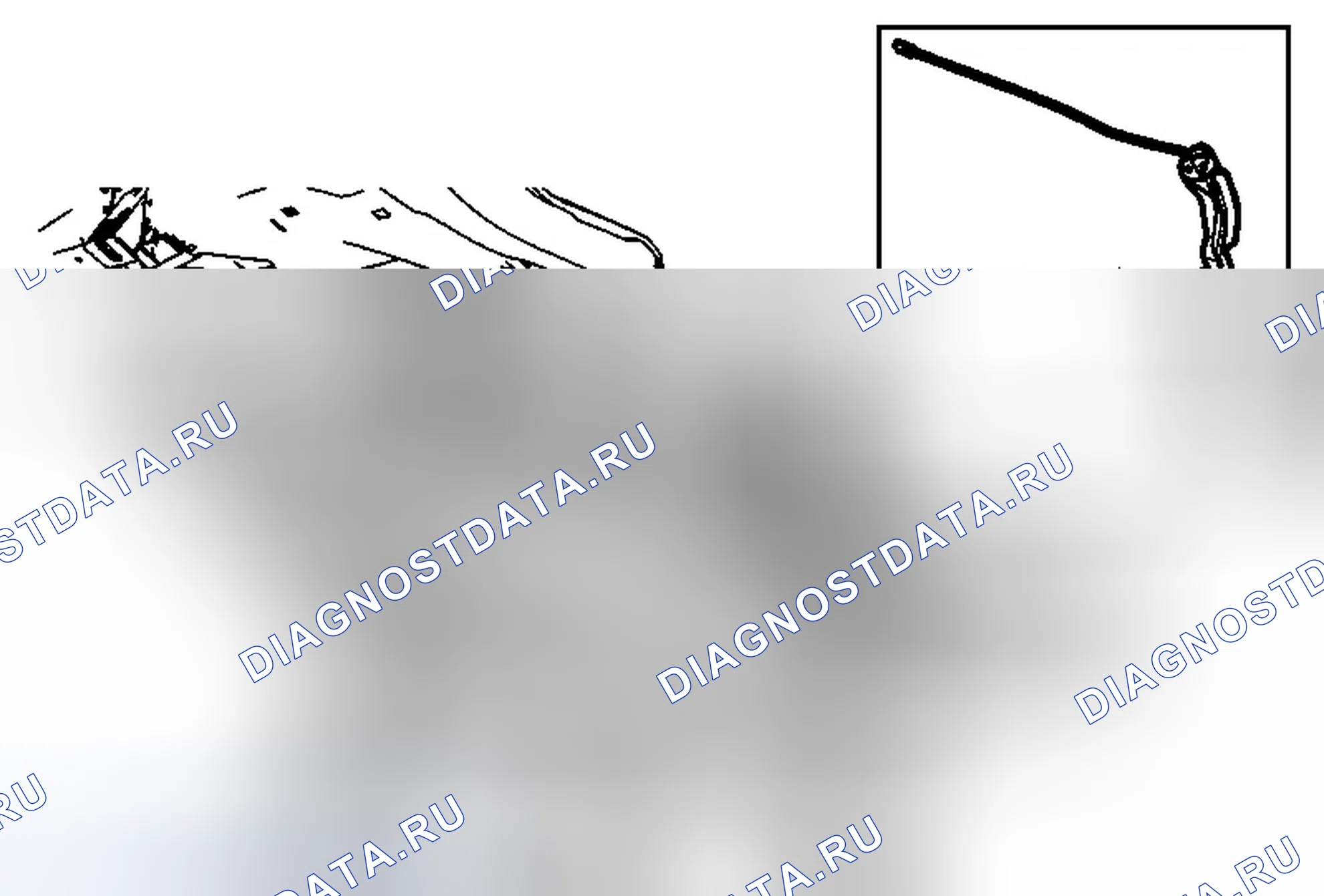 Рис. 35: Замена бокового датчика дверь багажника (Acadia, Enclave, Traverse). GMC Acadia I рестайлинг
