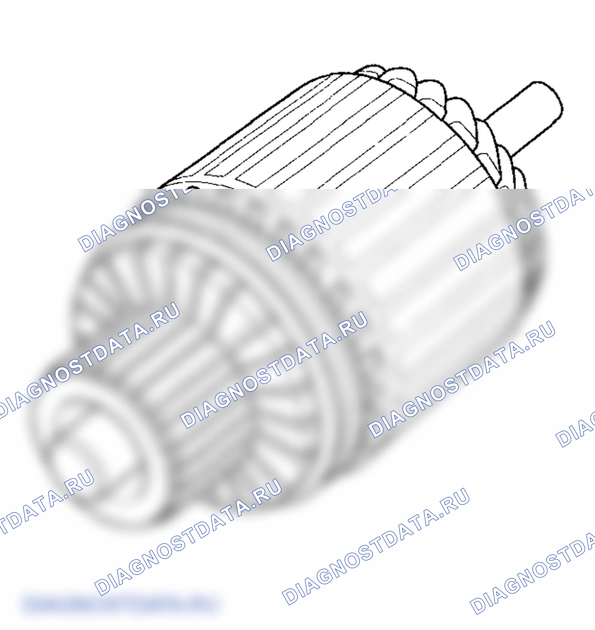 Рис. 23: Проверка и испытание якоря. Honda Element I