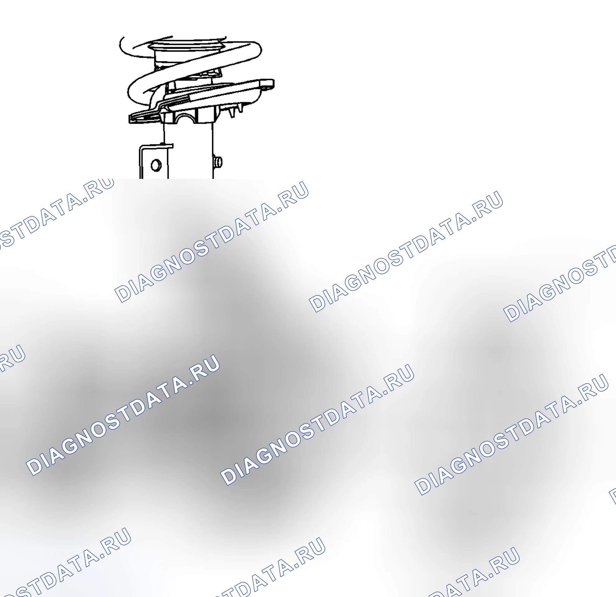 Рис. 9: Замена брызгозащитного экрана дискового тормоза - спереди. Chevrolet Equinox I