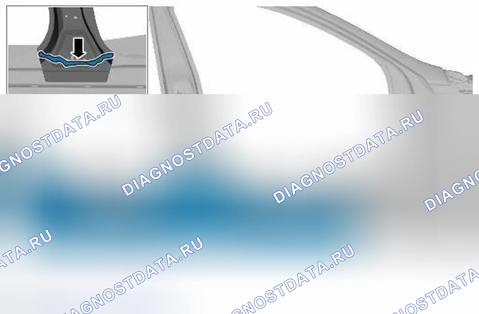 Рис. 209: УСТАНОВКА. Jaguar XF I