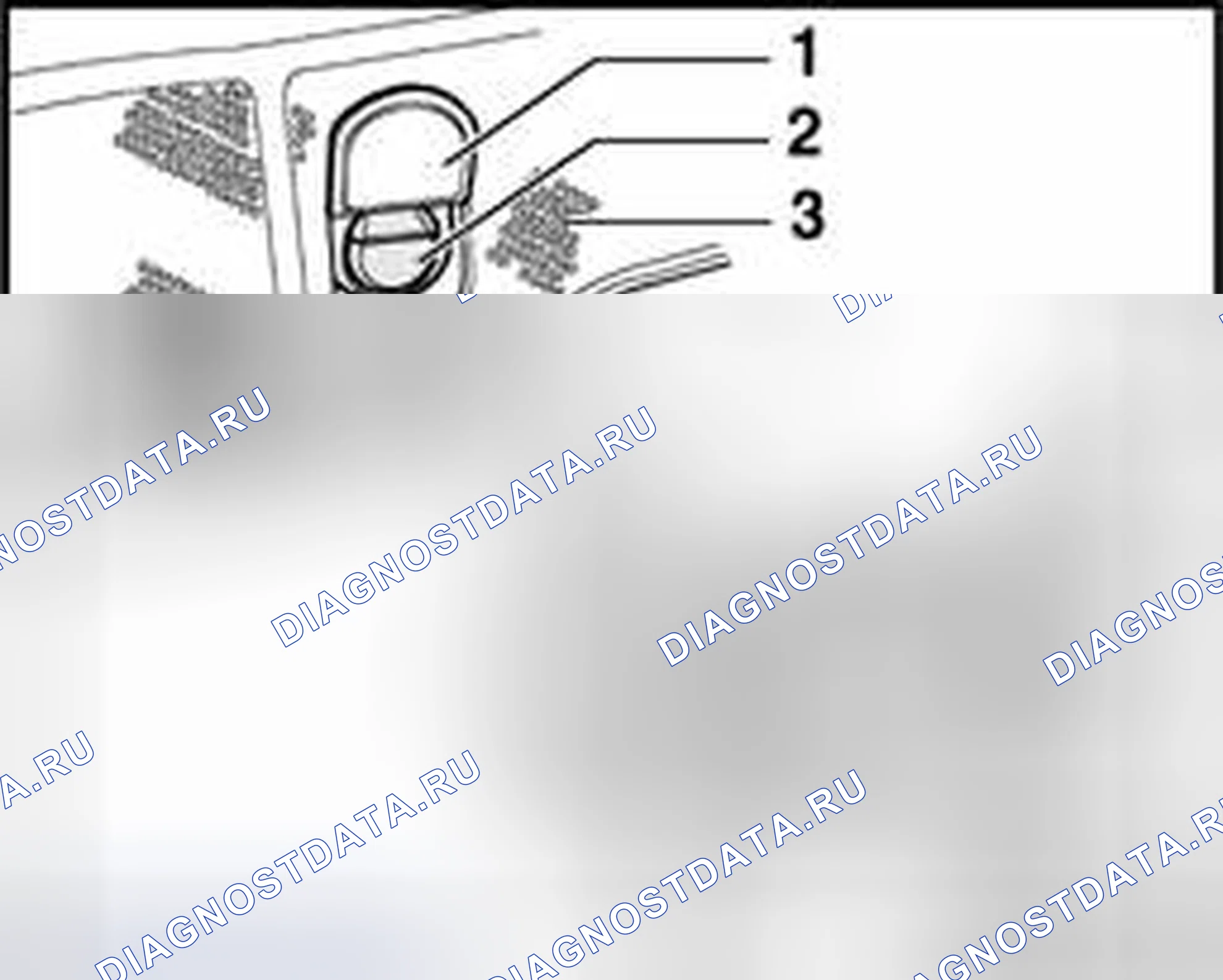 Рис. 48: Клапан слива воды из испарителя, проверка. Volkswagen Golf Mk4