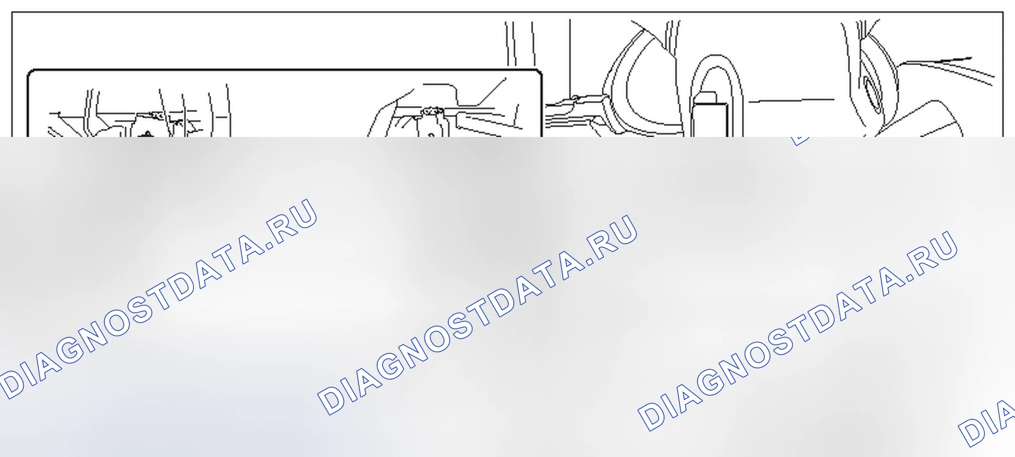 Рис. 46: МОДУЛЬ КОЛЕННОЙ ПОДУШКИ БЕЗОПАСНОСТИ. Subaru Impreza GK